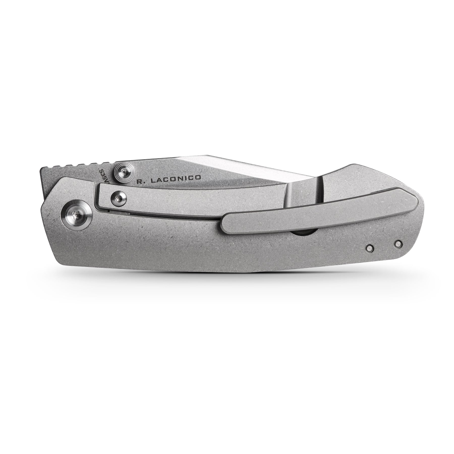 Vallhund- Frame Lock Knife (3.02" S35VN Blade & Titanium Handle) - A2101