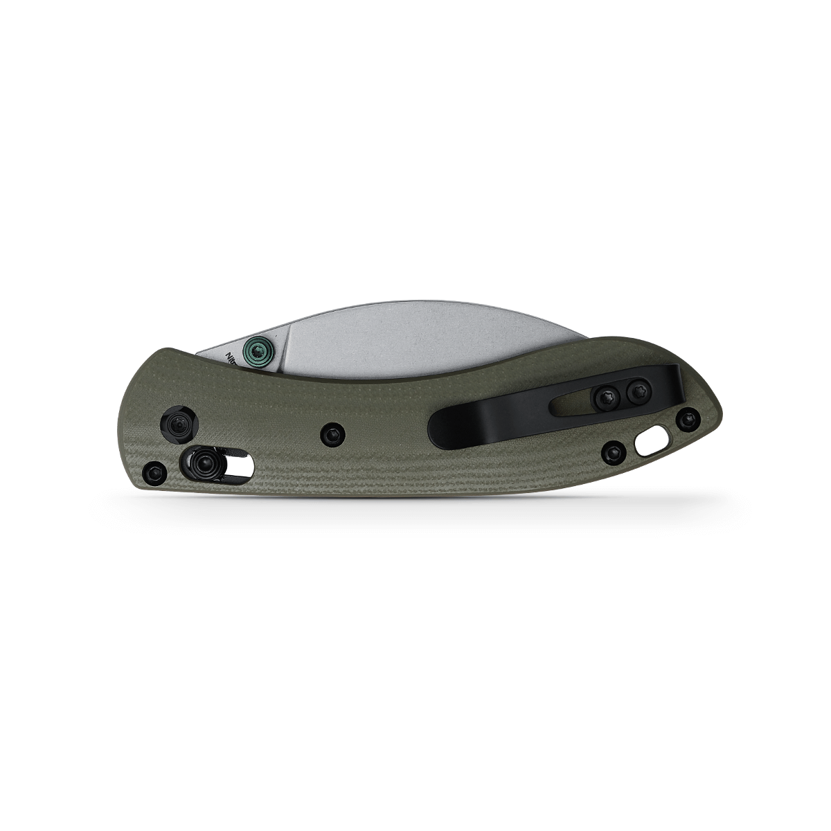 Blades Canada Exclusive, Vosteed Mini Nightshade Folding Knife, Nitro-V Stonewash, G10 Green, A0210