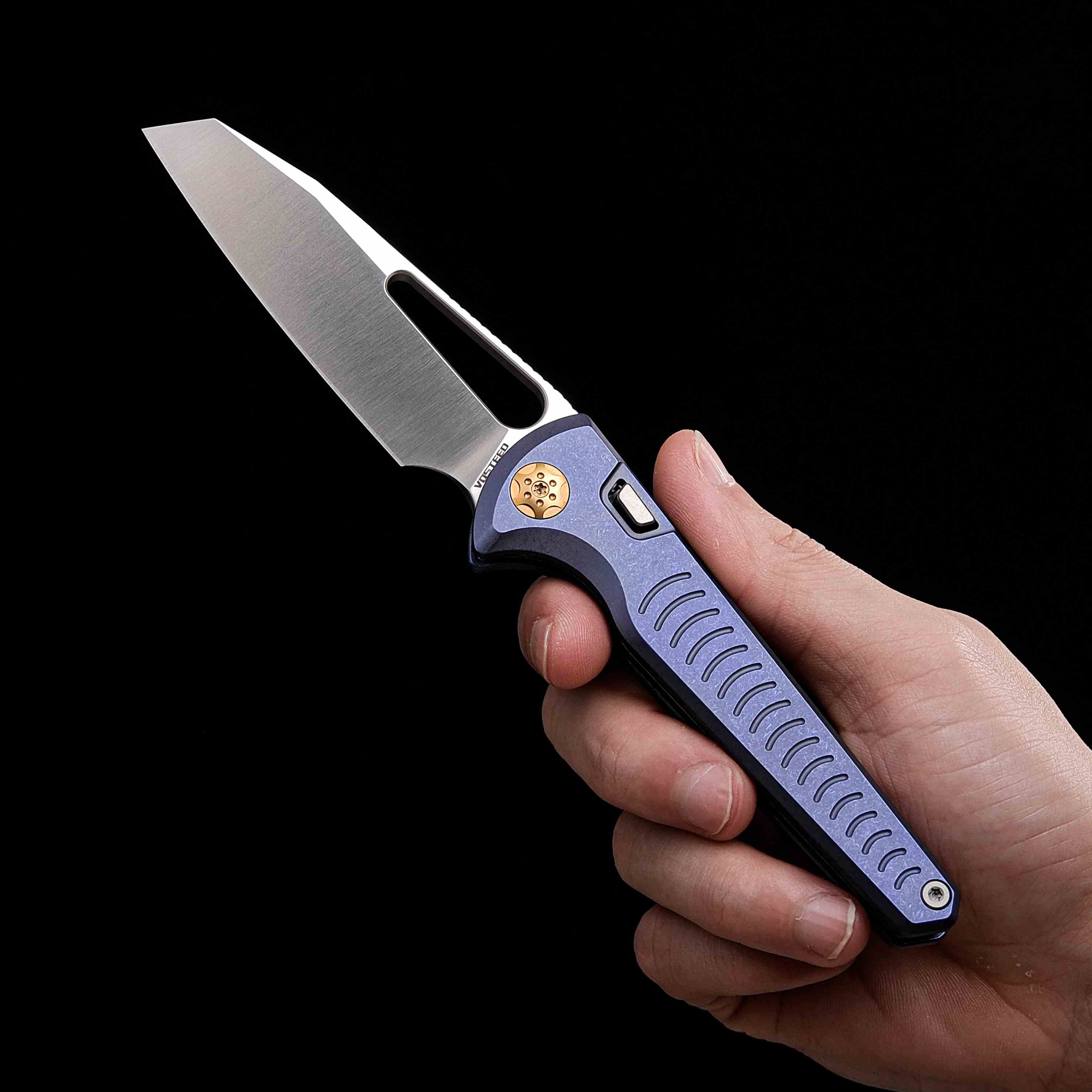 Gavko Leopard - Top Liner Lock (3.38" M390 Blade & Titanium Handle) - A2502