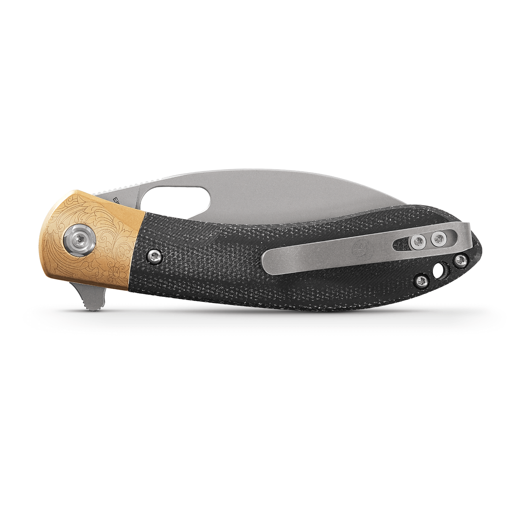 Nightshade® - Shilin Cutter - Liner Lock Knife (3.26" Elmax Blade & Micarta Handle) - A0112