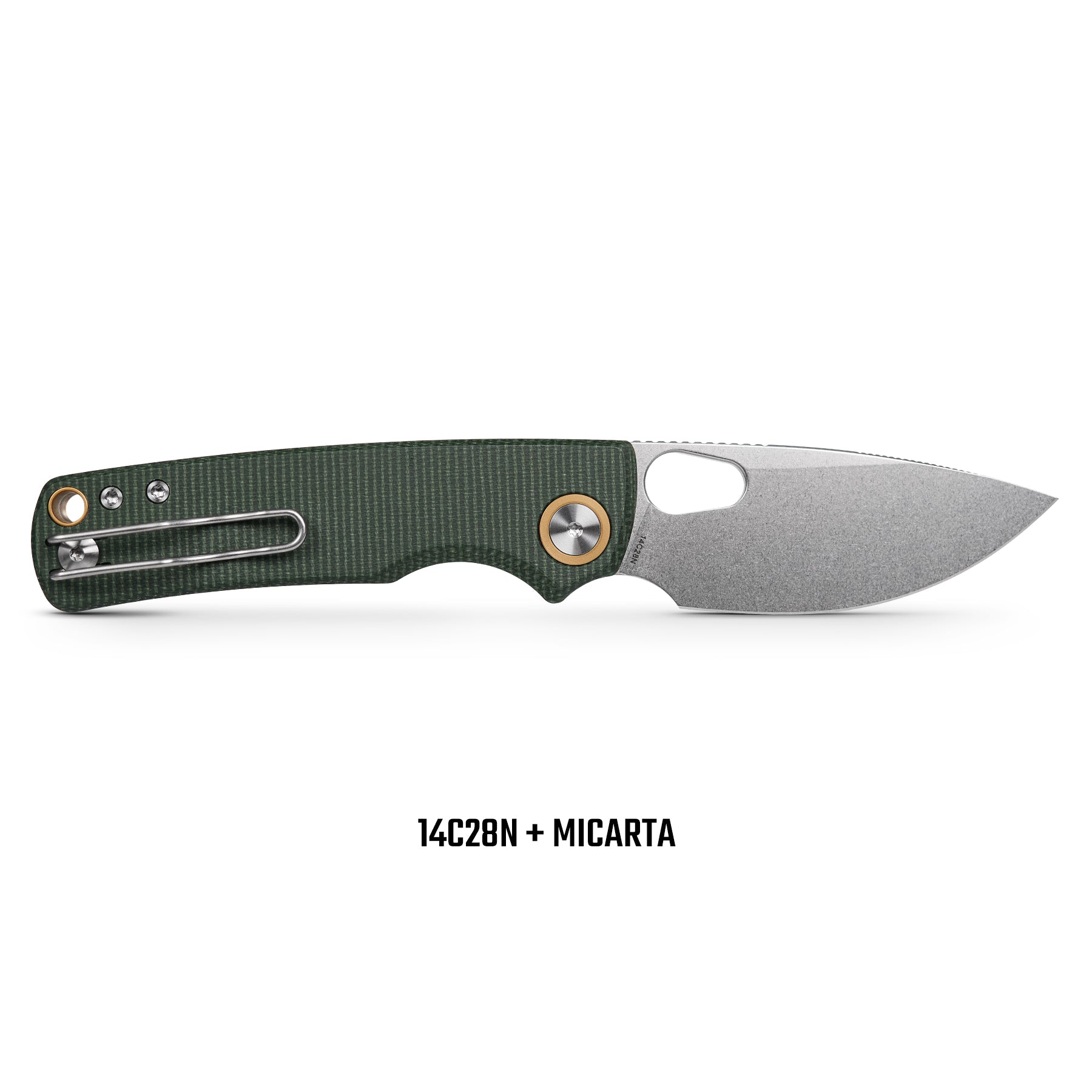 Porcupine - Top Liner Lock  (2.99" 14C28N Blade & Micarta Handle) - A2603