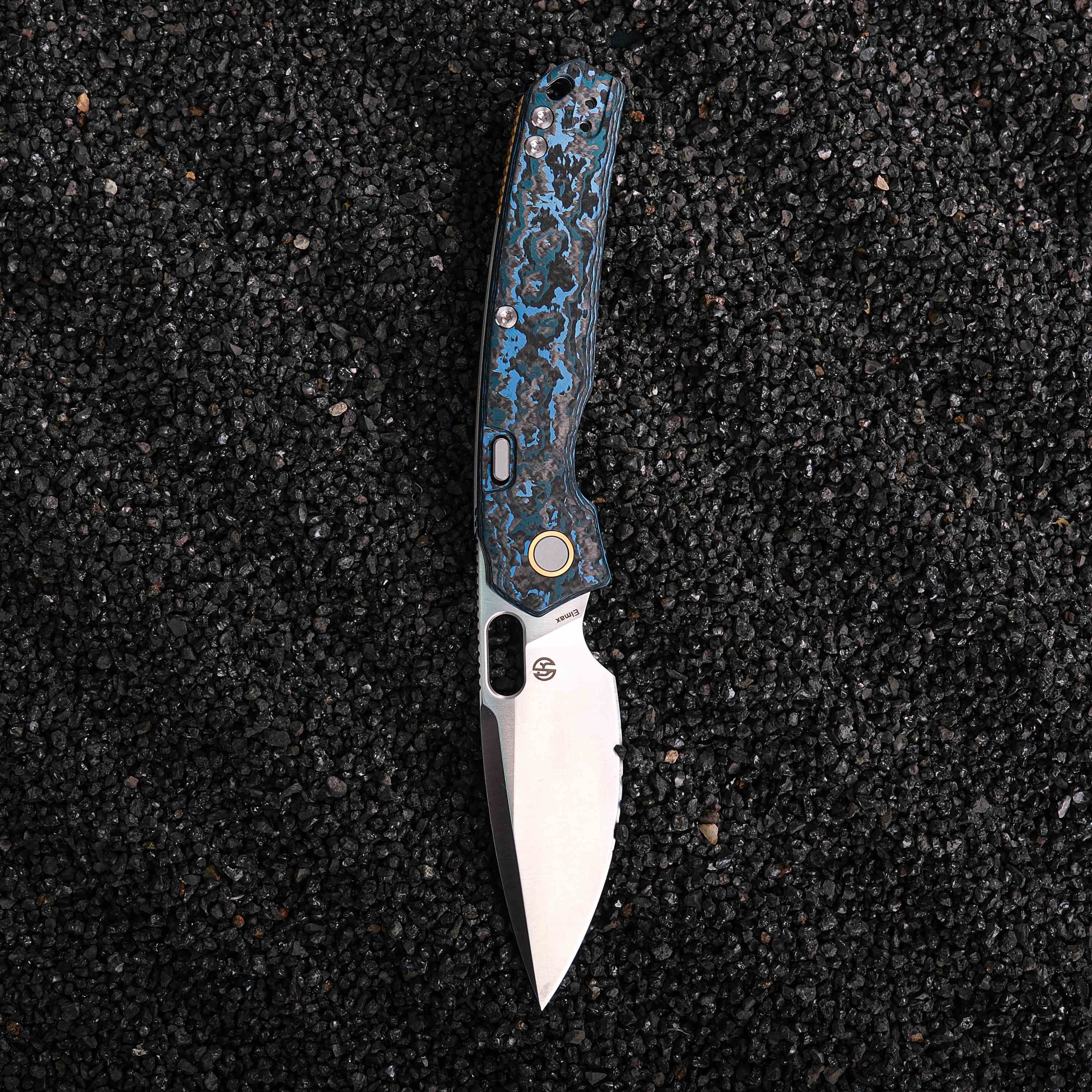 Psyop - Top Liner Lock Knife (3.32" Elmax Blade & Fat Carbon Handle) - A2208