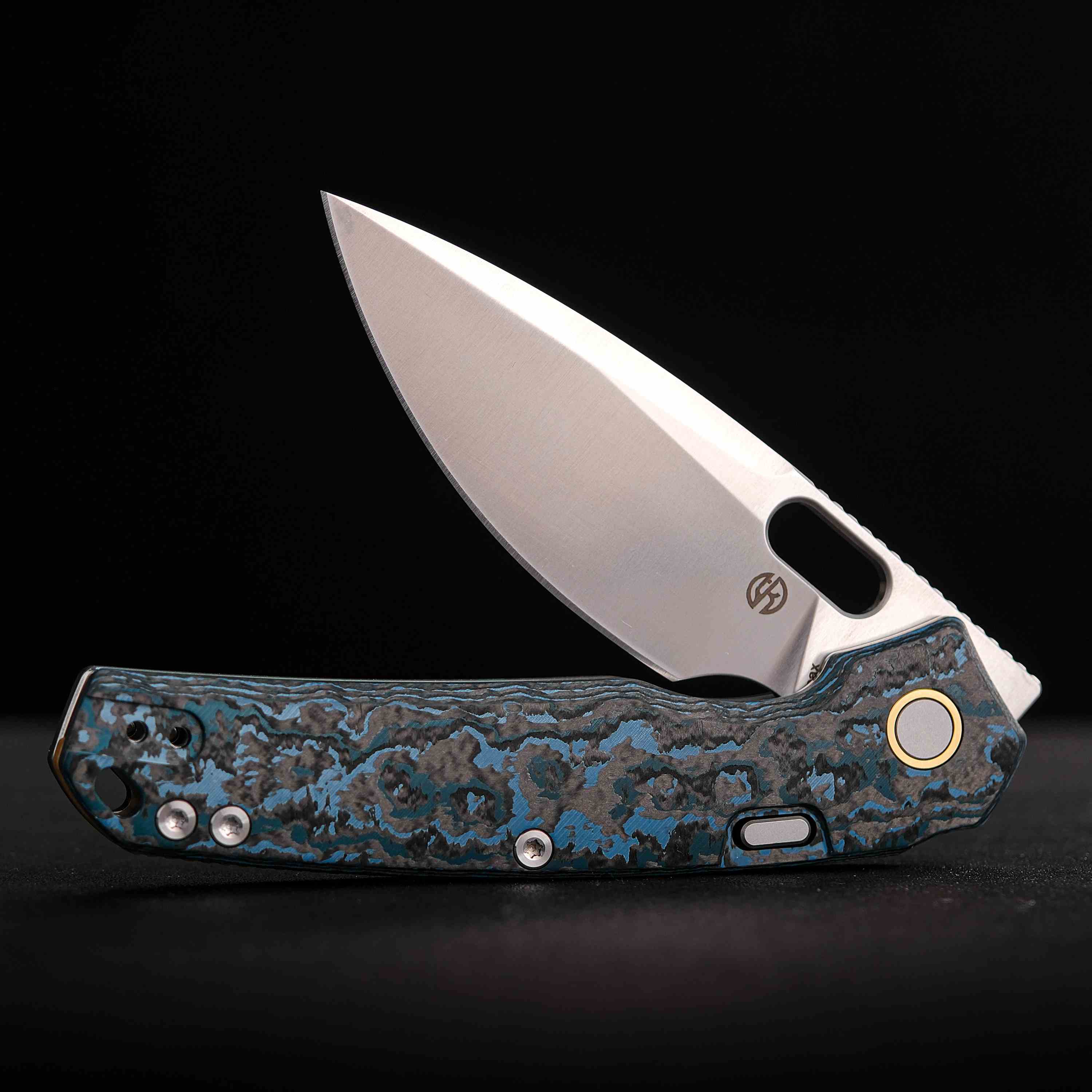 Psyop - Top Liner Lock Knife (3.32" Elmax Blade & Fat Carbon Handle) - A2208