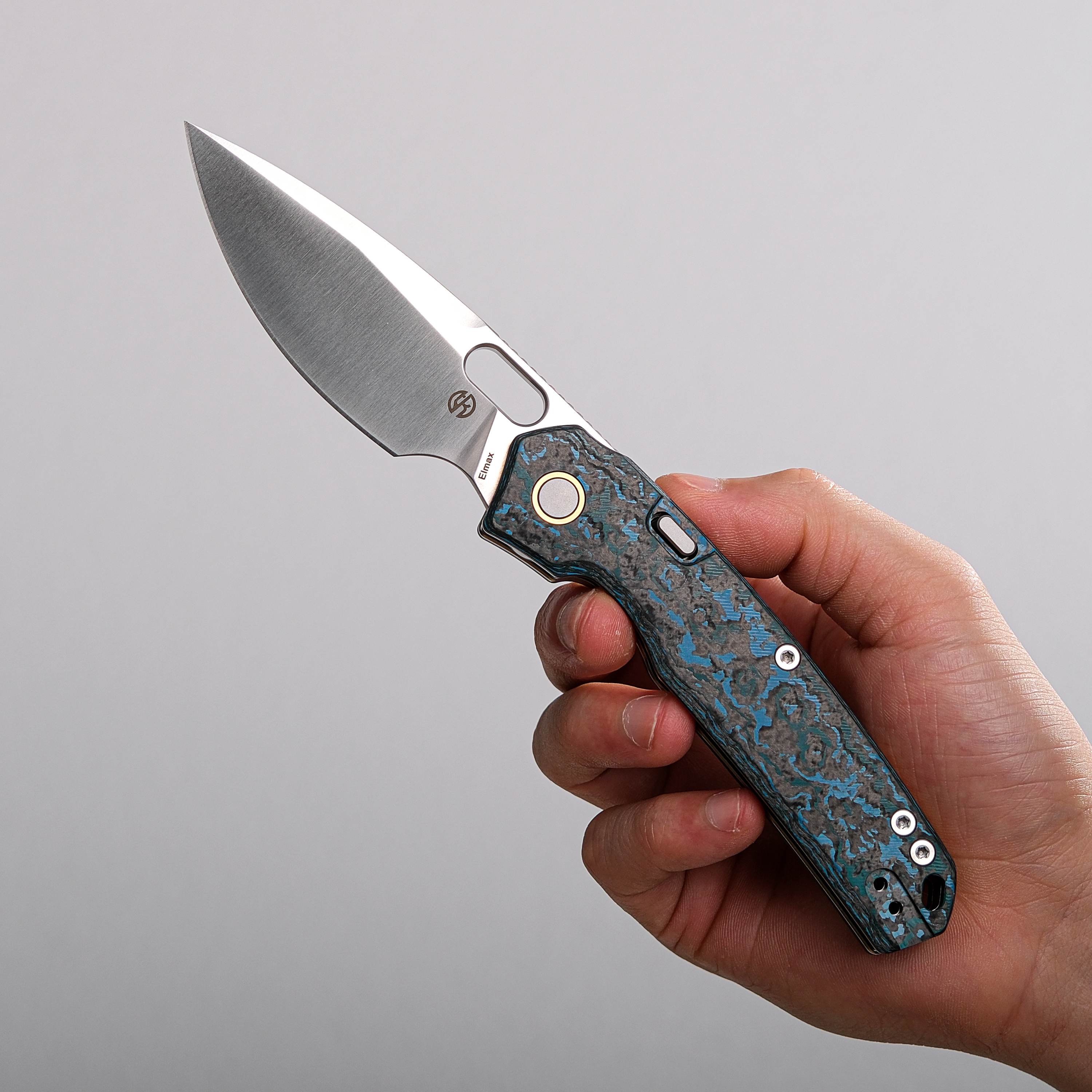 Psyop - Top Liner Lock Knife (3.32" Elmax Blade & Fat Carbon Handle) - A2208