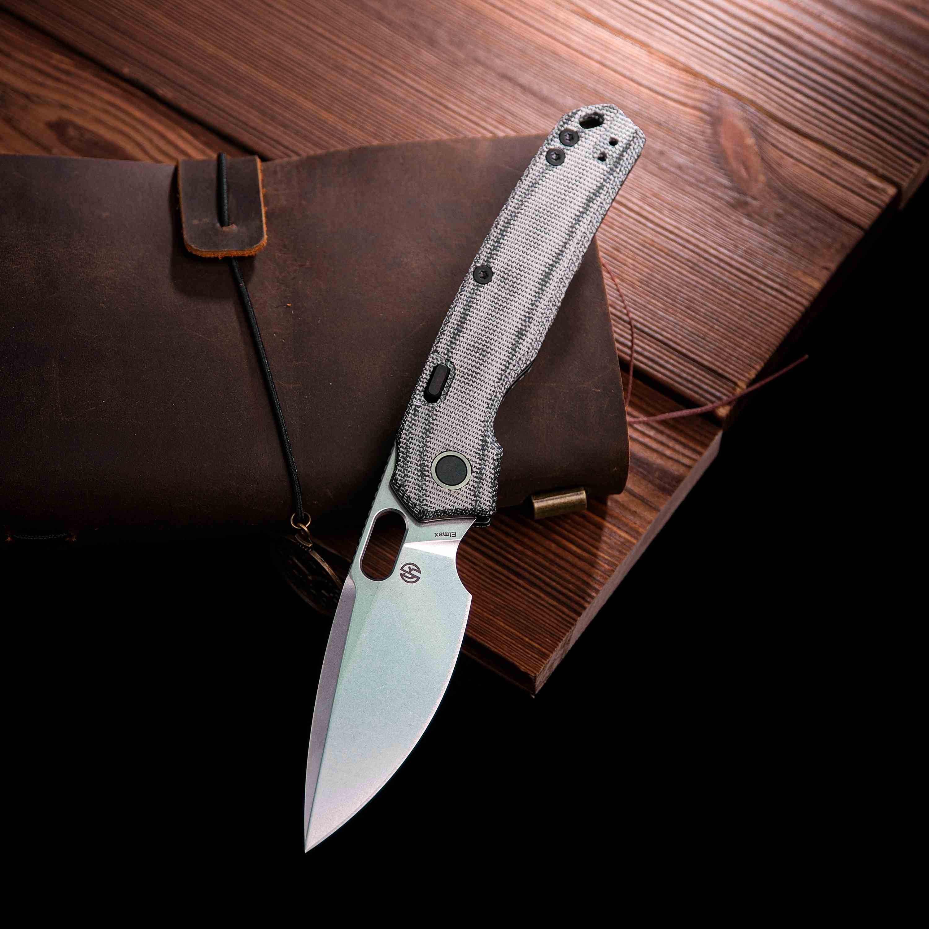 Psyop - Top Liner Lock Knife (3.32" Elmax Blade & Norplex UltreX™ Micarta Handle) - A2211