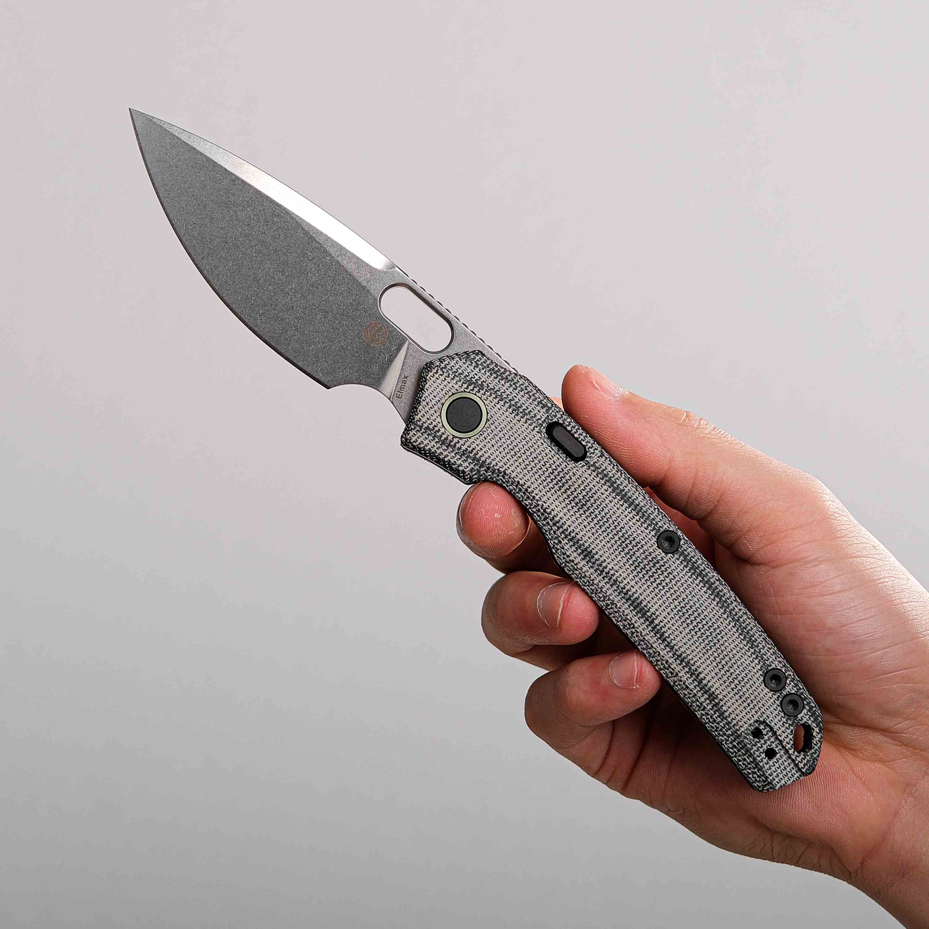 Psyop - Top Liner Lock Knife (3.32" Elmax Blade & Norplex UltreX™ Micarta Handle) - A2211