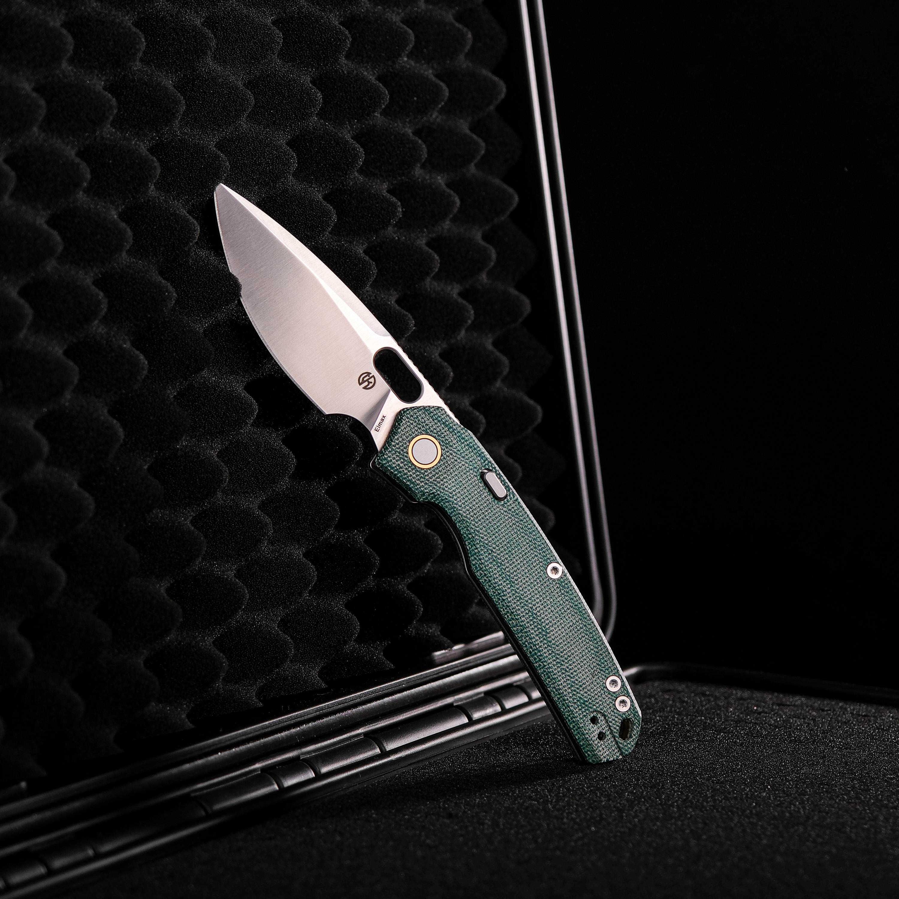 Psyop - Top Liner Lock Knife (3.32" Elmax Blade & Norplex UltreX™ Micarta Handle) - A2212