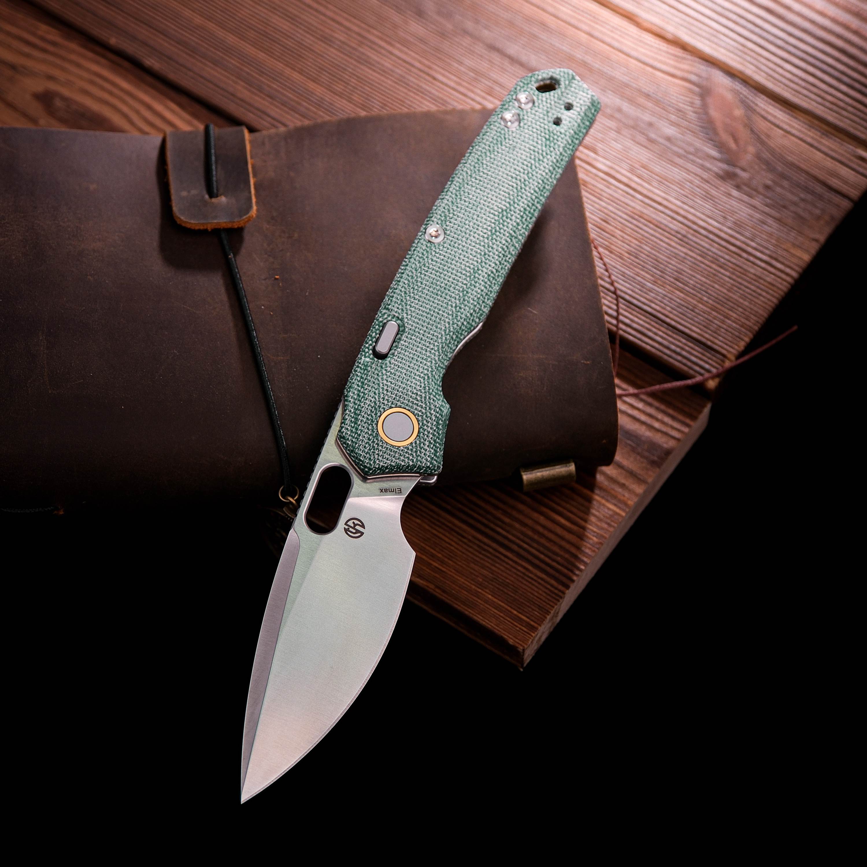 Psyop - Top Liner Lock Knife (3.32" Elmax Blade & Norplex UltreX™ Micarta Handle) - A2212