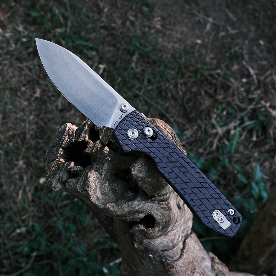 Raccoon® - Crossbar Lock Knife (3.25" Nitro-V Blade & Aluminum Handle) - A0513