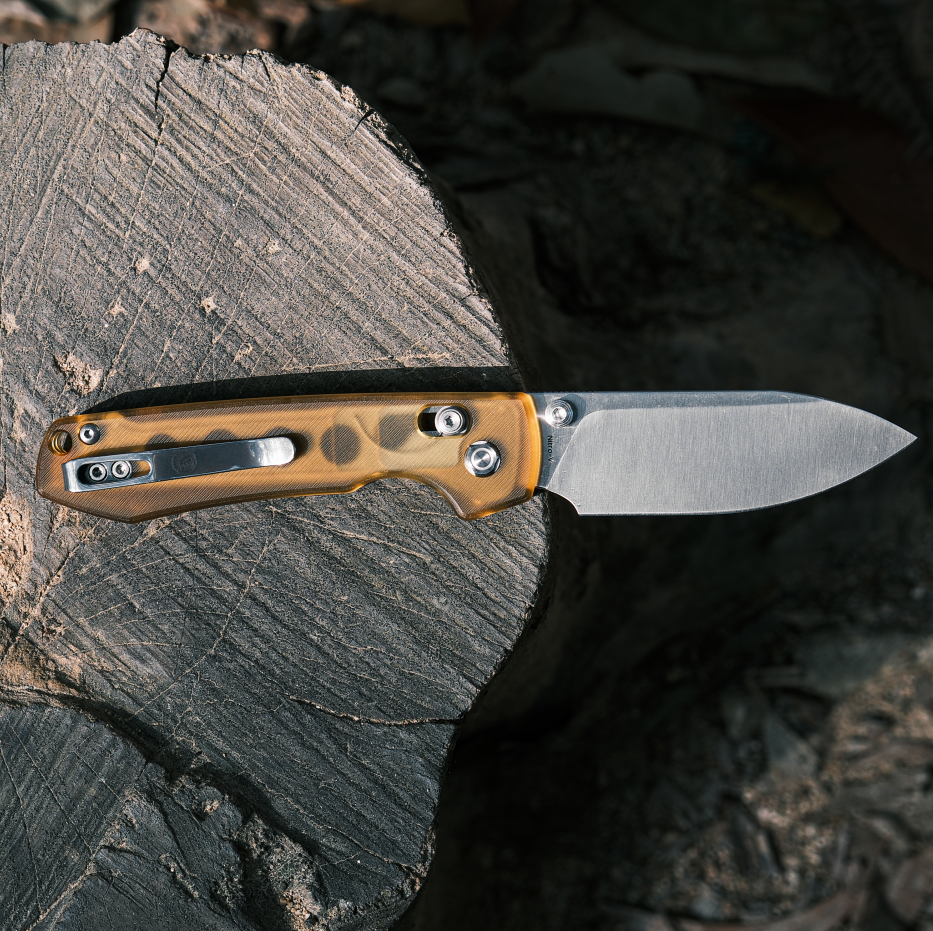 Raccoon® - Crossbar Lock Knife (3.25" Nitro-V Blade & PEI Handle) - A0531