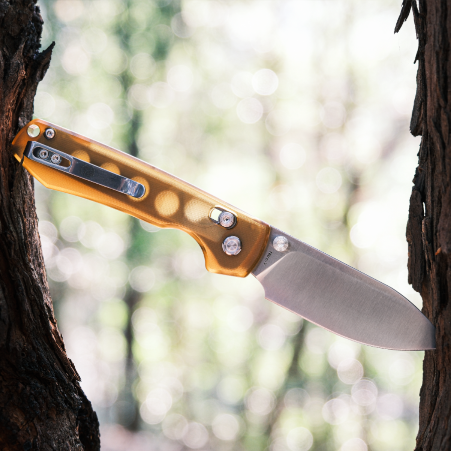 Raccoon® - Crossbar Lock Knife (3.25" Nitro-V Blade & PEI Handle) - A0531