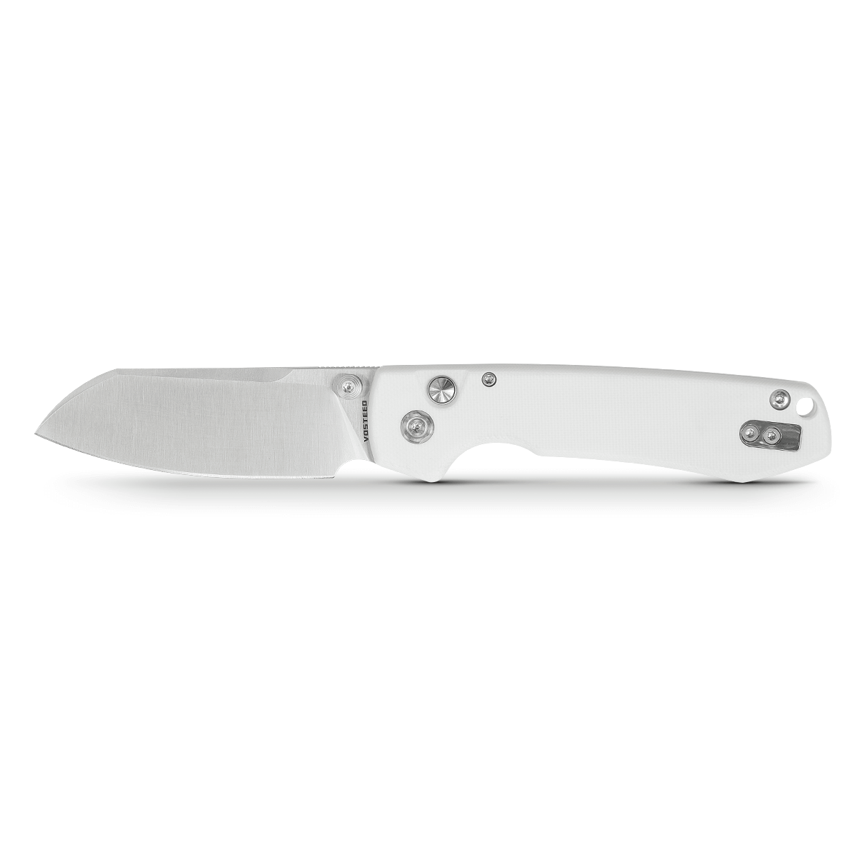 Raccoon® - Button Lock Knife (3.25" 14C28N Cleaver Blade &G10 Handle) - RC32VTGCW