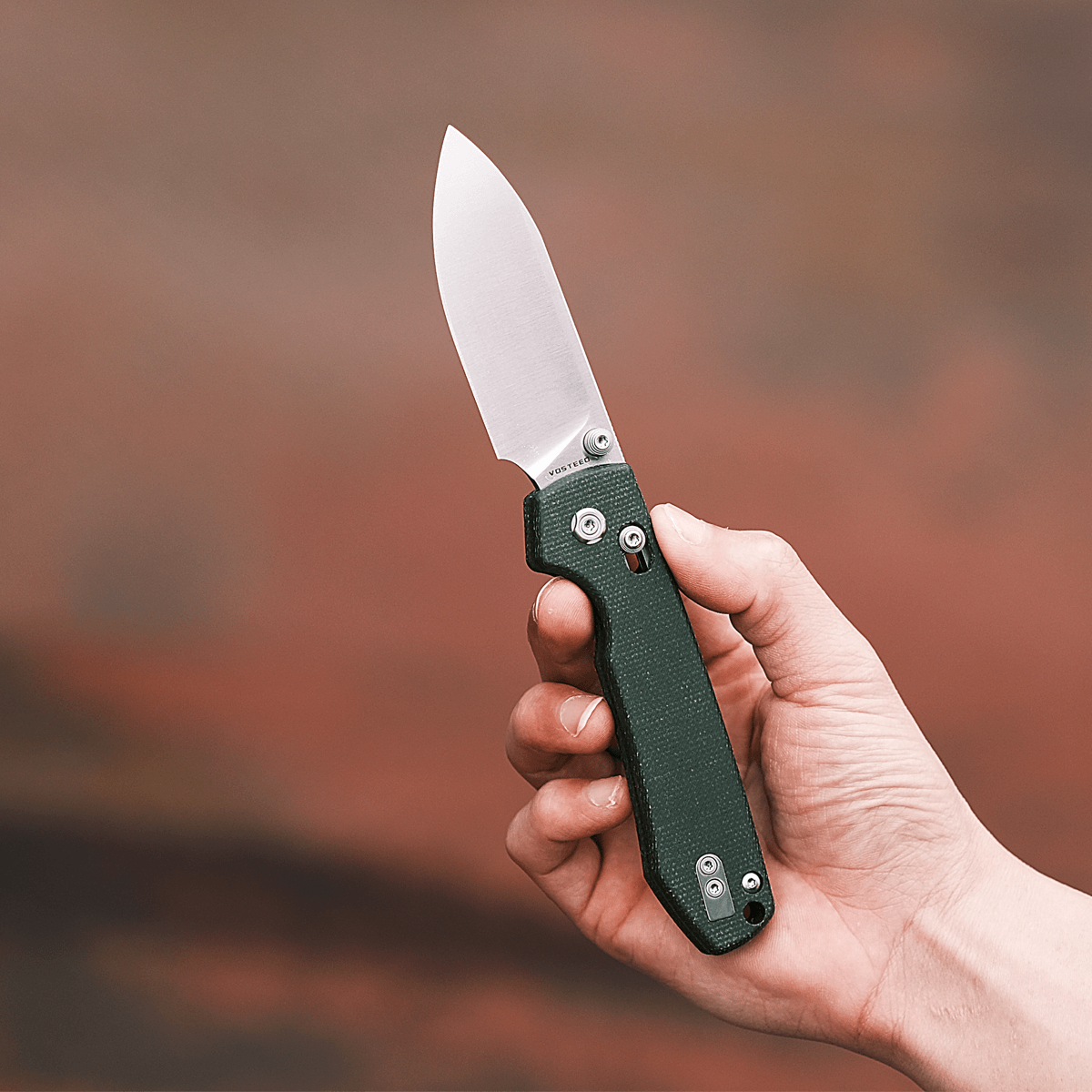 Raccoon® - Crossbar Lock knife (3.25" 14C28N Blade & Micarta Handle) - A0503