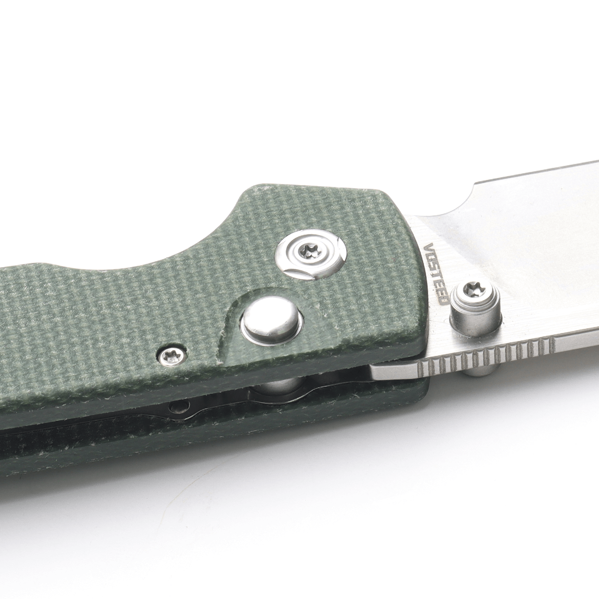 Raccoon® - Button Lock Knife (3.25" 14C28N Blade & Micarta Handle) - RC3SVM1