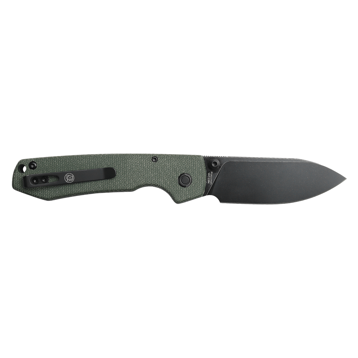 Raccoon® - Button Lock Knife (3.25" 14C28N Blade & Micarta Handle) - RC3SVM4