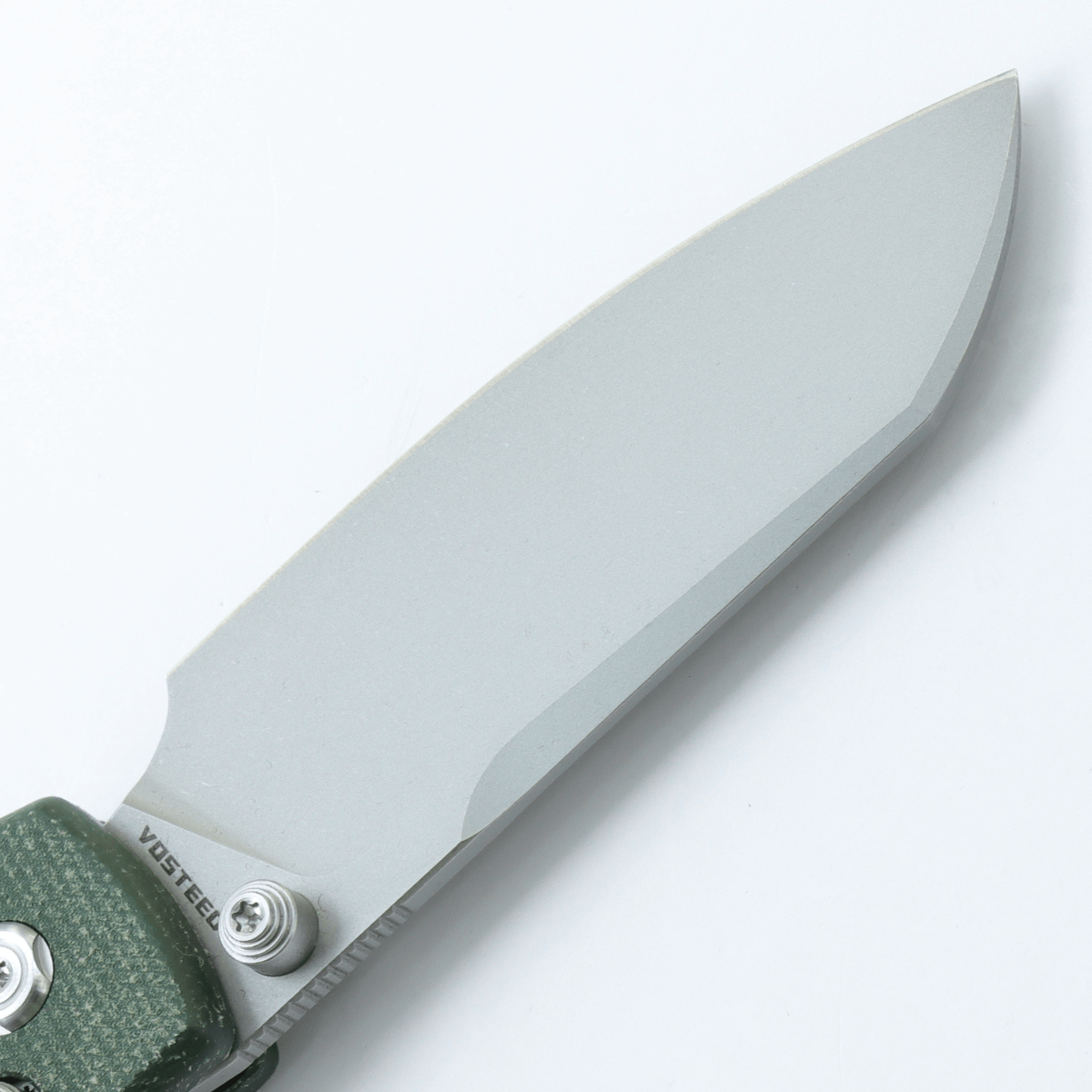 Raccoon - Crossbar Lock knife (3.25" 14C28N Cleaver Blade & Micarta Handle) - RCC32VWM4