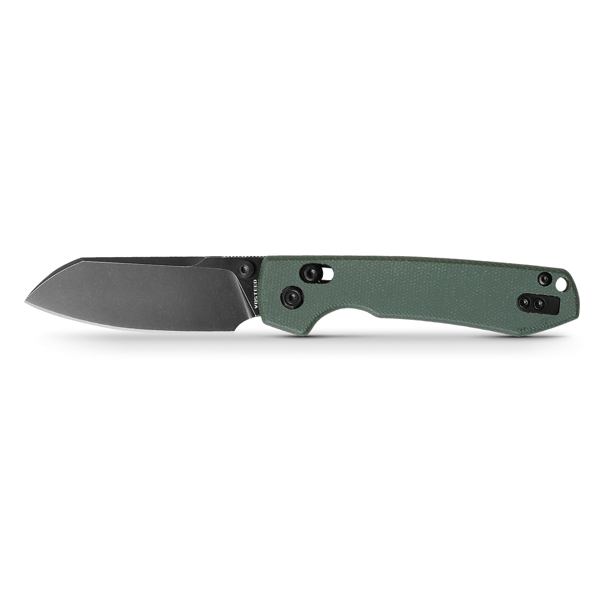 Raccoon - Crossbar Lock knife (3.25" 14C28N Cleaver Blade & Micarta Handle) - RCC32VPM5