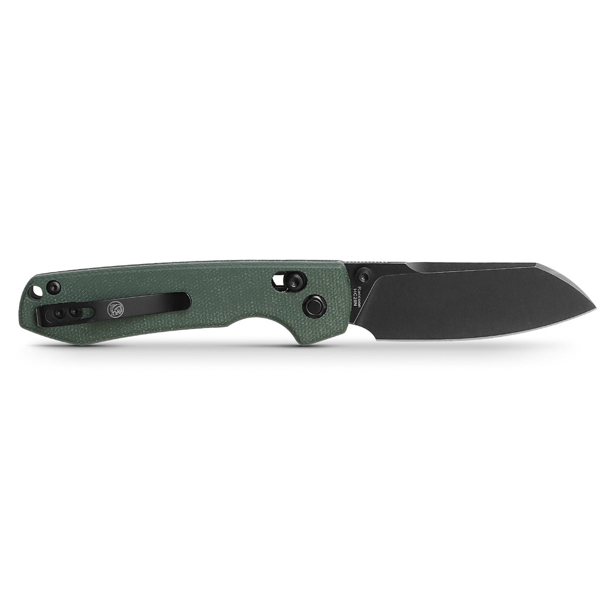 Raccoon® - Crossbar Lock knife (3.25" 14C28N Cleaver Blade & Micarta Handle) - A0519