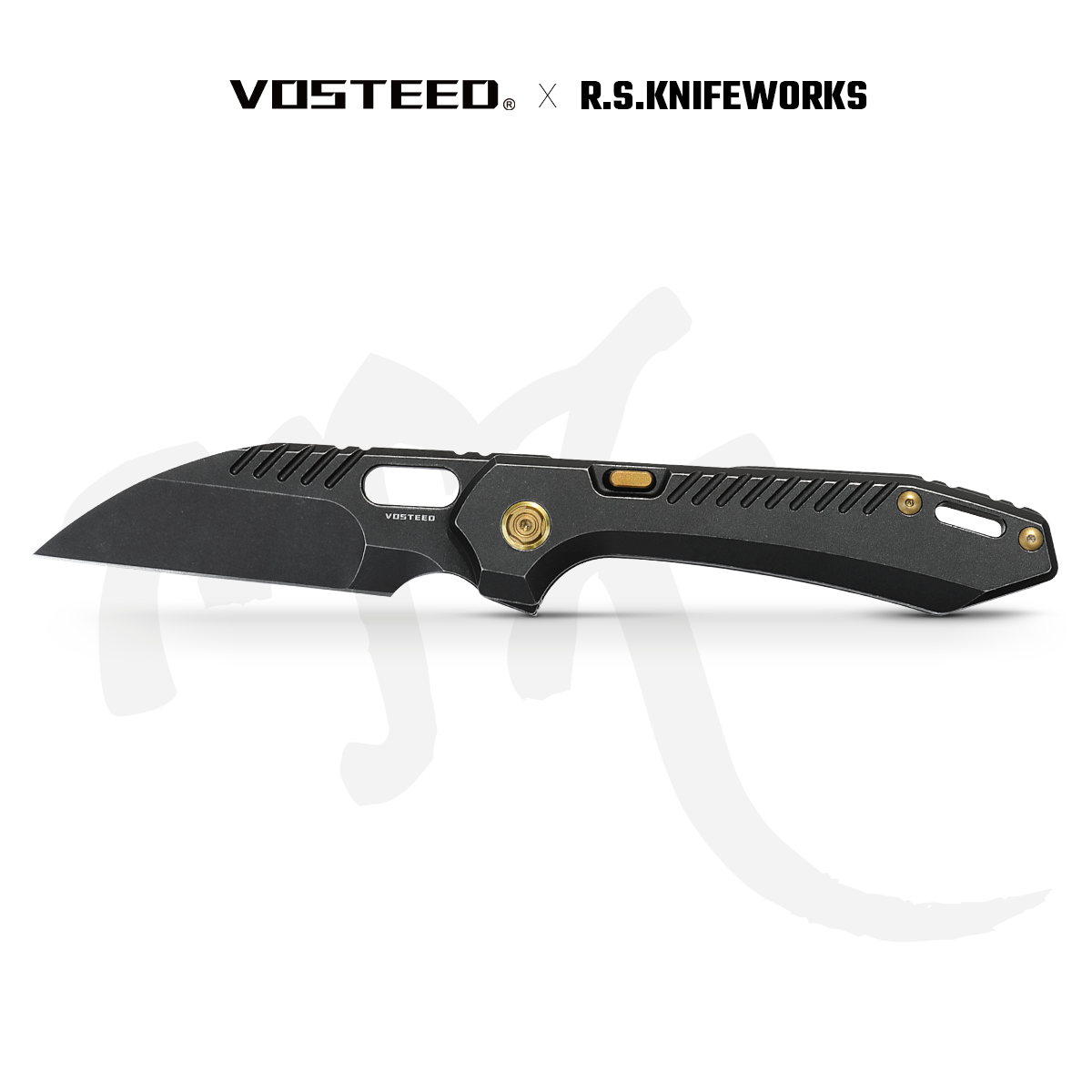 RSKAOS - Top Liner Lock (3.46" M390 Wharncliffe Blade & Titanium Handle) - MHET1