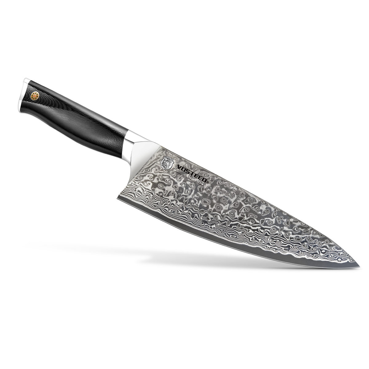 Stallion Damascus Chef's Knife 8"