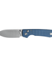 WMK EXCLUSIVE VOSTEED RACCOON BUTTON LOCK FOLDING KNIFE BLUE MICARTA FRAG PATTERN HANDLE 14C28N PLAIN EDGE RC3SVM17