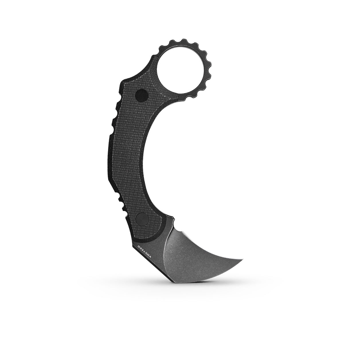 Dirty Girl - Karambit Knife (1.88" 14C28N Blade & Micarta Handle) - D0202