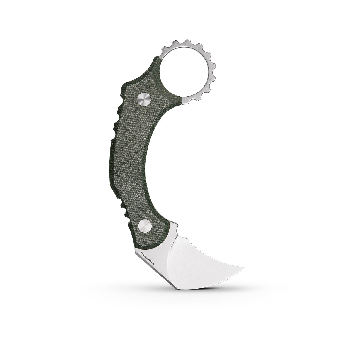 Dirty Girl - Karambit Knife (1.88" 14C28N Blade & Micarta Handle) - D0201