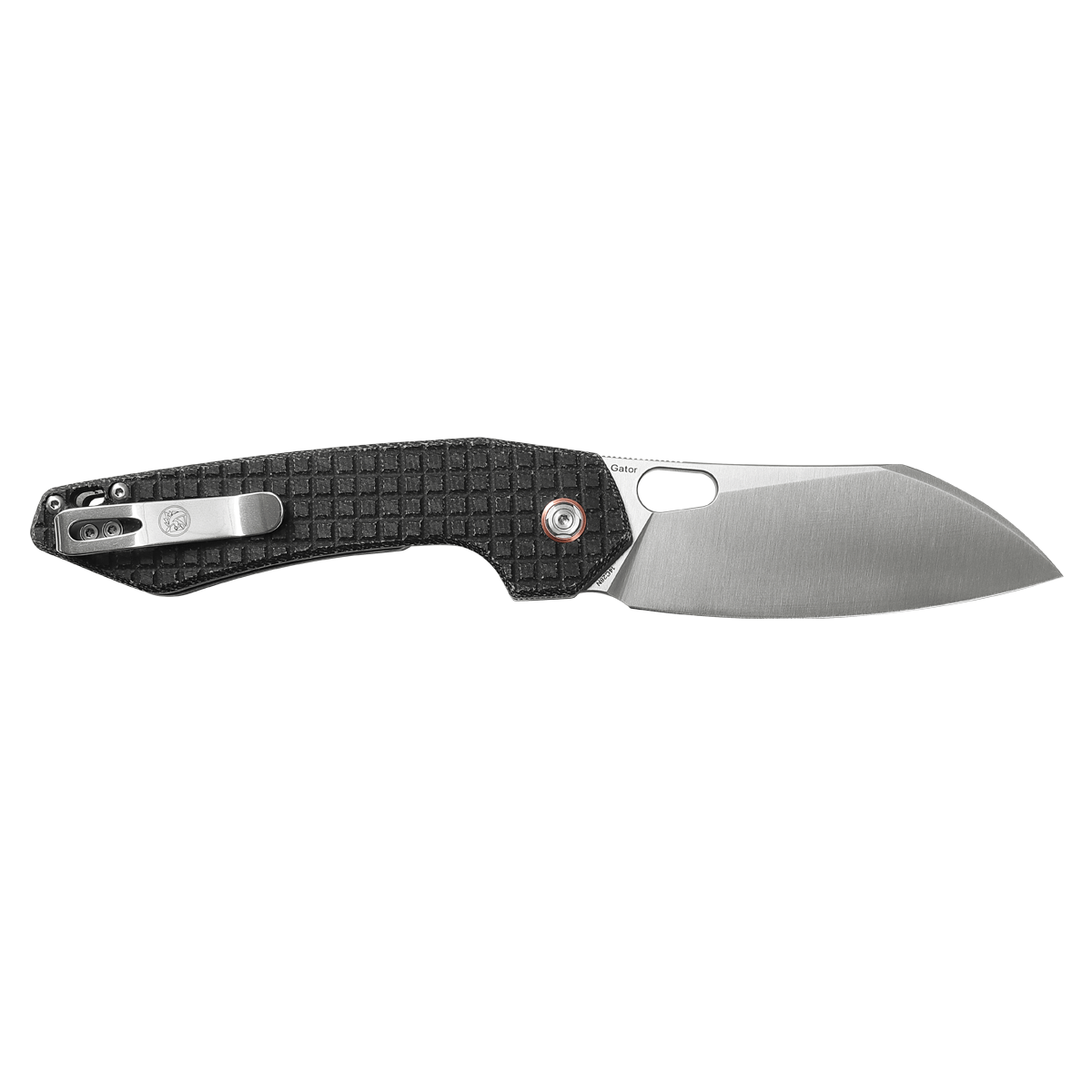 Gator - Liner Lock Knife (3.98" 14C28N Blade & Micarta Handle) - GT37VTMK1