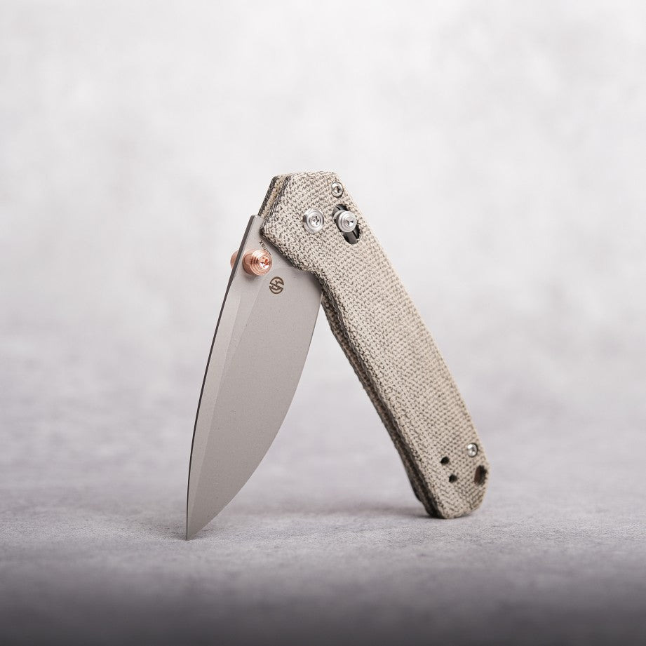 Mini Psyop - Crossbar Lock(2.69" Elmax Blade & Norplex UltreX™ Micarta Handle) - A2302