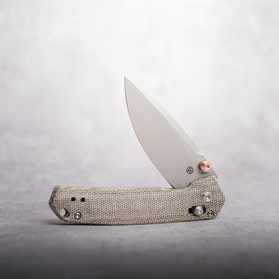 Mini Psyop - Crossbar Lock(2.69" Elmax Blade & Norplex UltreX™ Micarta Handle) - A2302