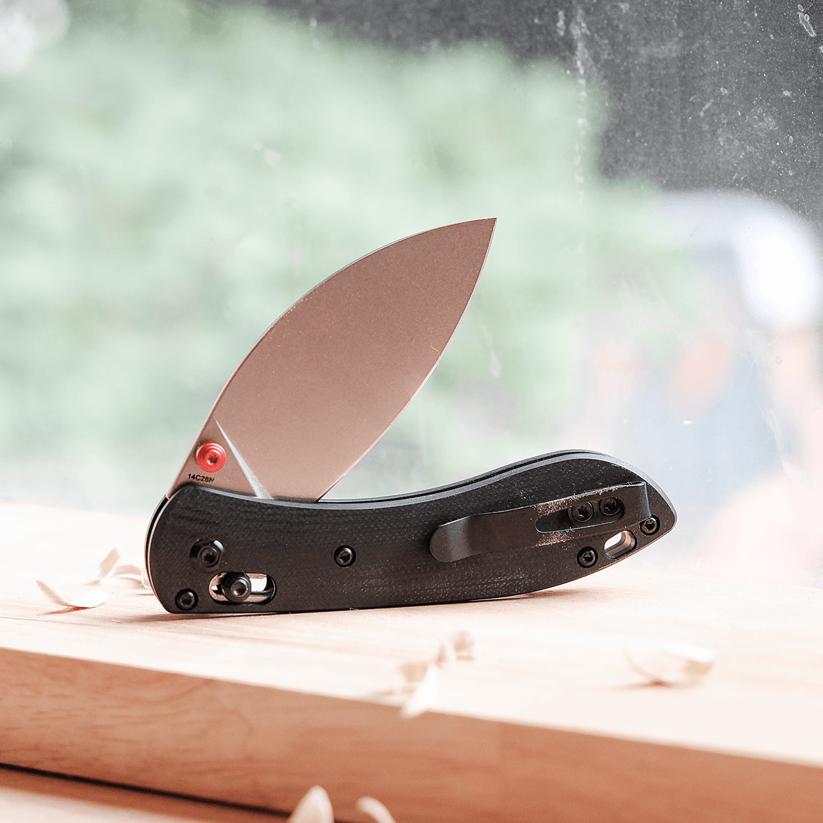 Mini Nightshade - Shilin Cutter - Crossbar Lock Knife (2.6" 14C28N Blade & G10 Handle) - MNNS26VWGH