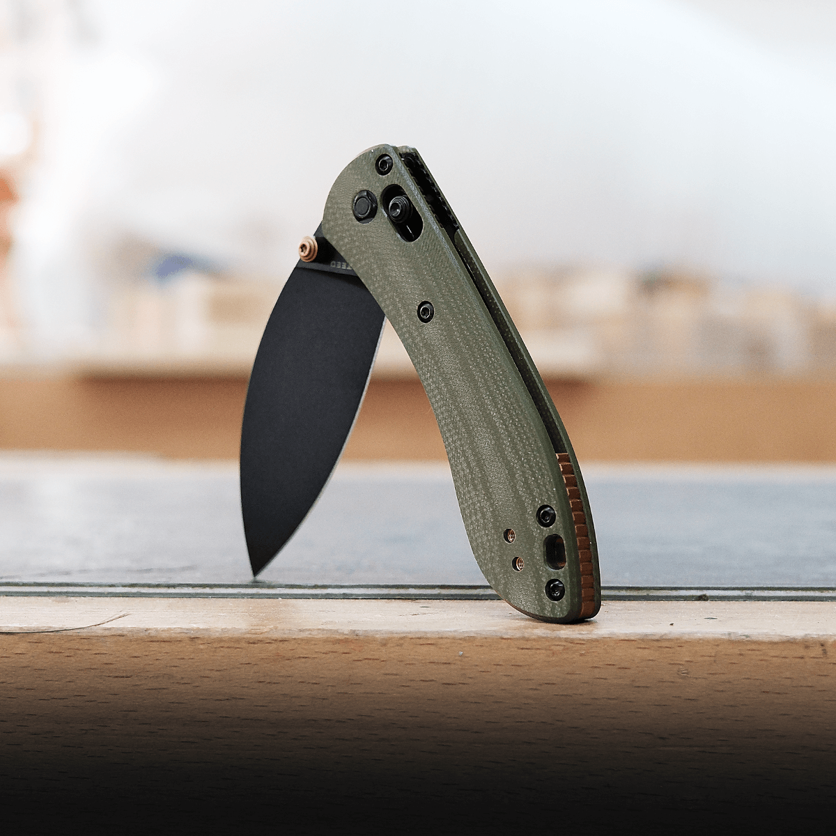 Mini Nightshade - Crossbar Lock Knife (2.6" 14C28N Blade & G10 Handle) - A0207