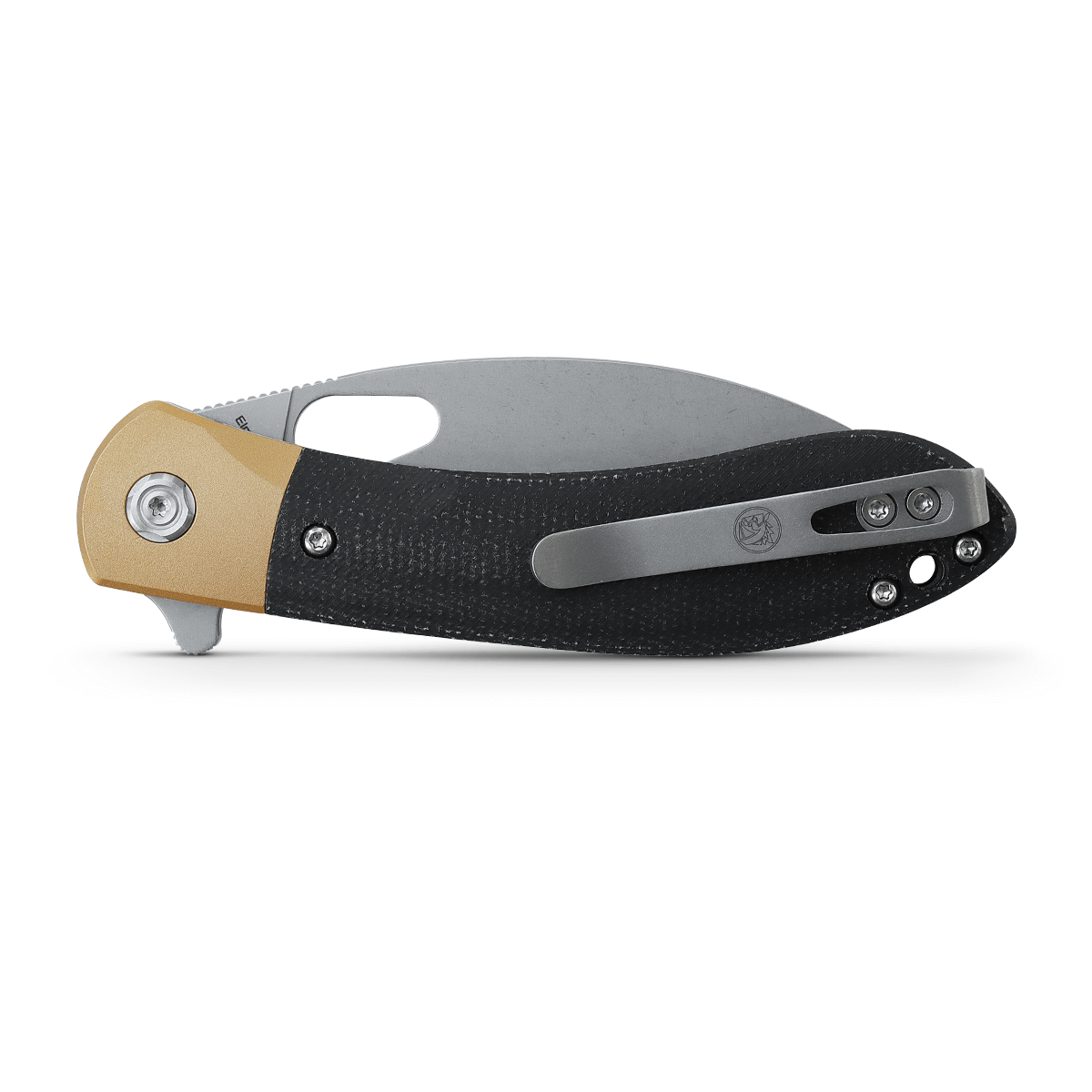 Nightshade® - Shilin Cutter - Liner Lock Knife (3.26" Elmax Blade & Micarta Handle) - NSK002