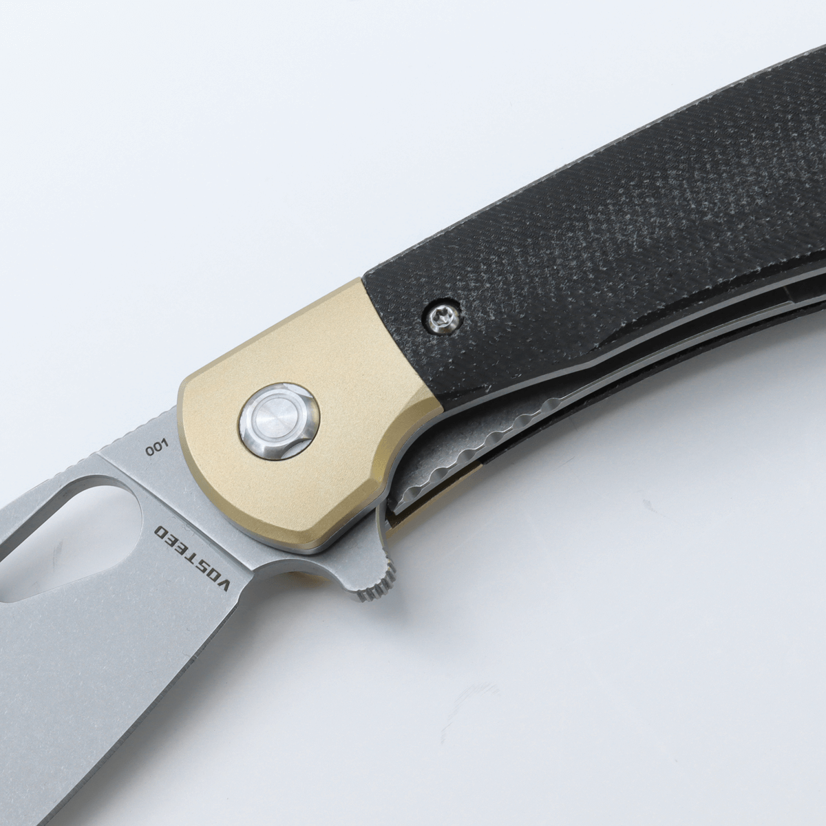 Nightshade® - Shilin Cutter - Liner Lock Knife (3.26" Elmax Blade & Micarta Handle) - NSK002