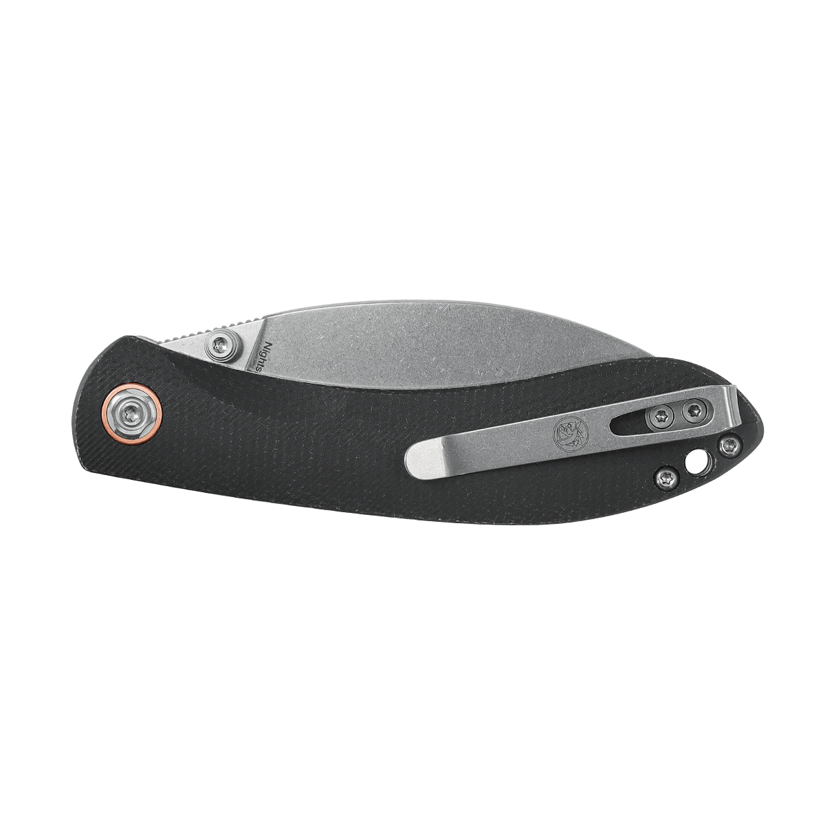 Nightshade® TS - Shilin Cutter - Liner Lock Knife (3.26" Nitro-V Blade & Micarta Handle) - NSTS32NWMK