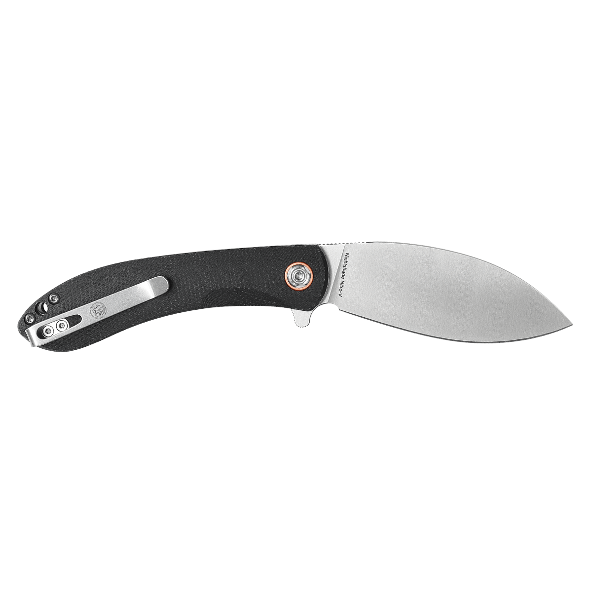 Nightshade® LT - Liner Lock Knife (3.26" Nitro-V Blade & Micarta Handle) - NS32NTMK