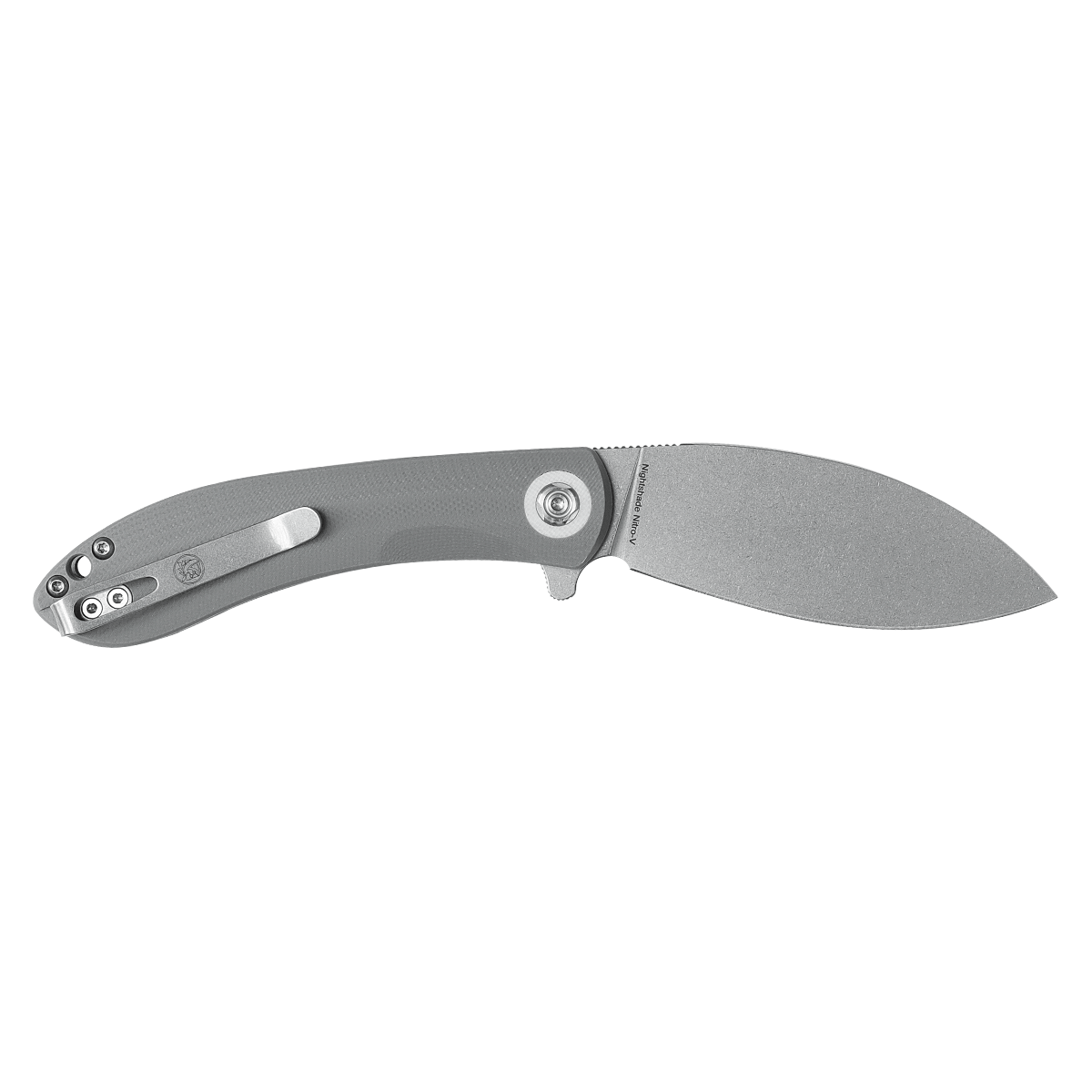 Nightshade® LT - Shilin Cutter  - Liner Lock Knife (3.26" Nitro-V Blade & G10 Handle) - NS32NWGH