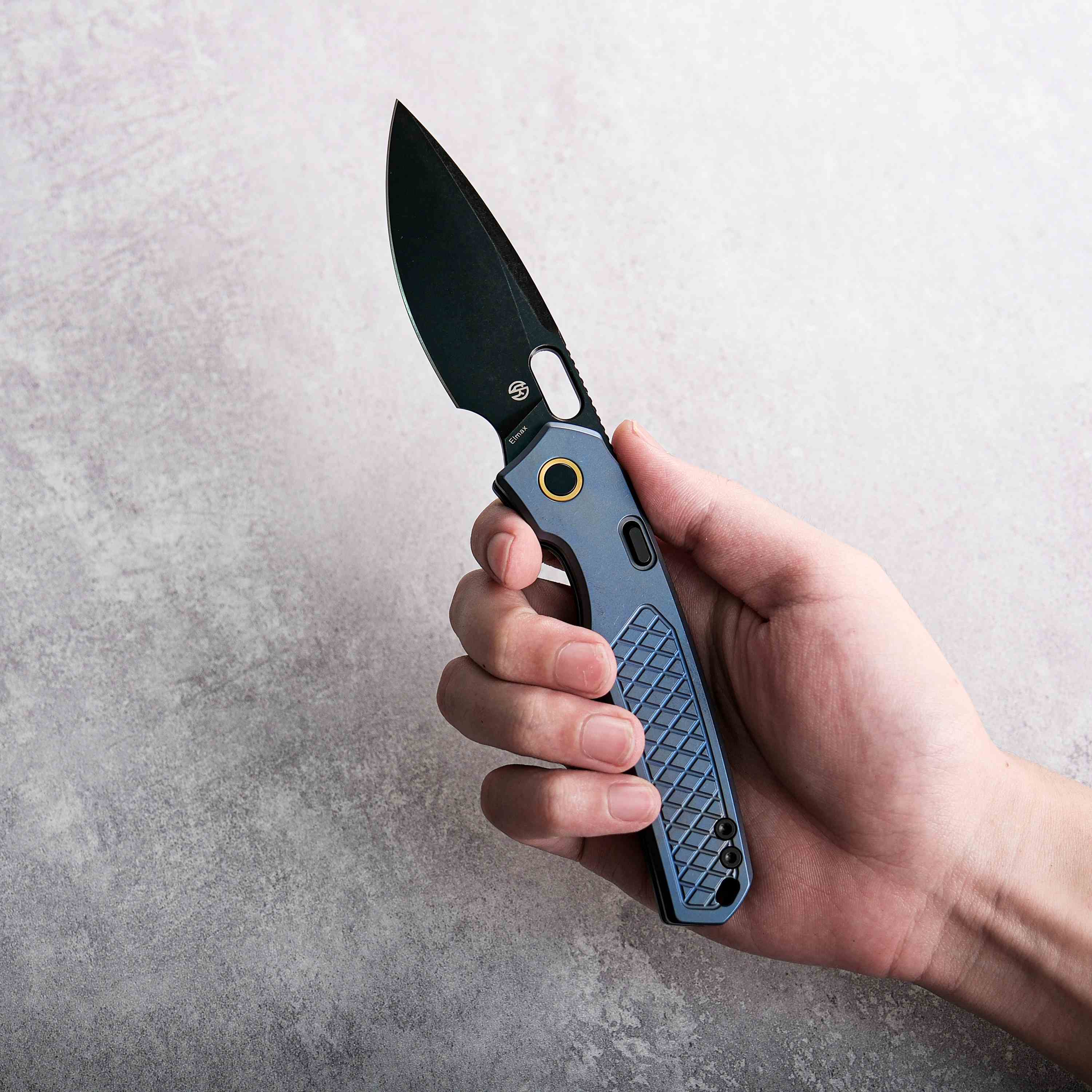 Psyop - Top Liner Lock Knife (3.32" Elmax Blade & Titanium Handle) - A2205