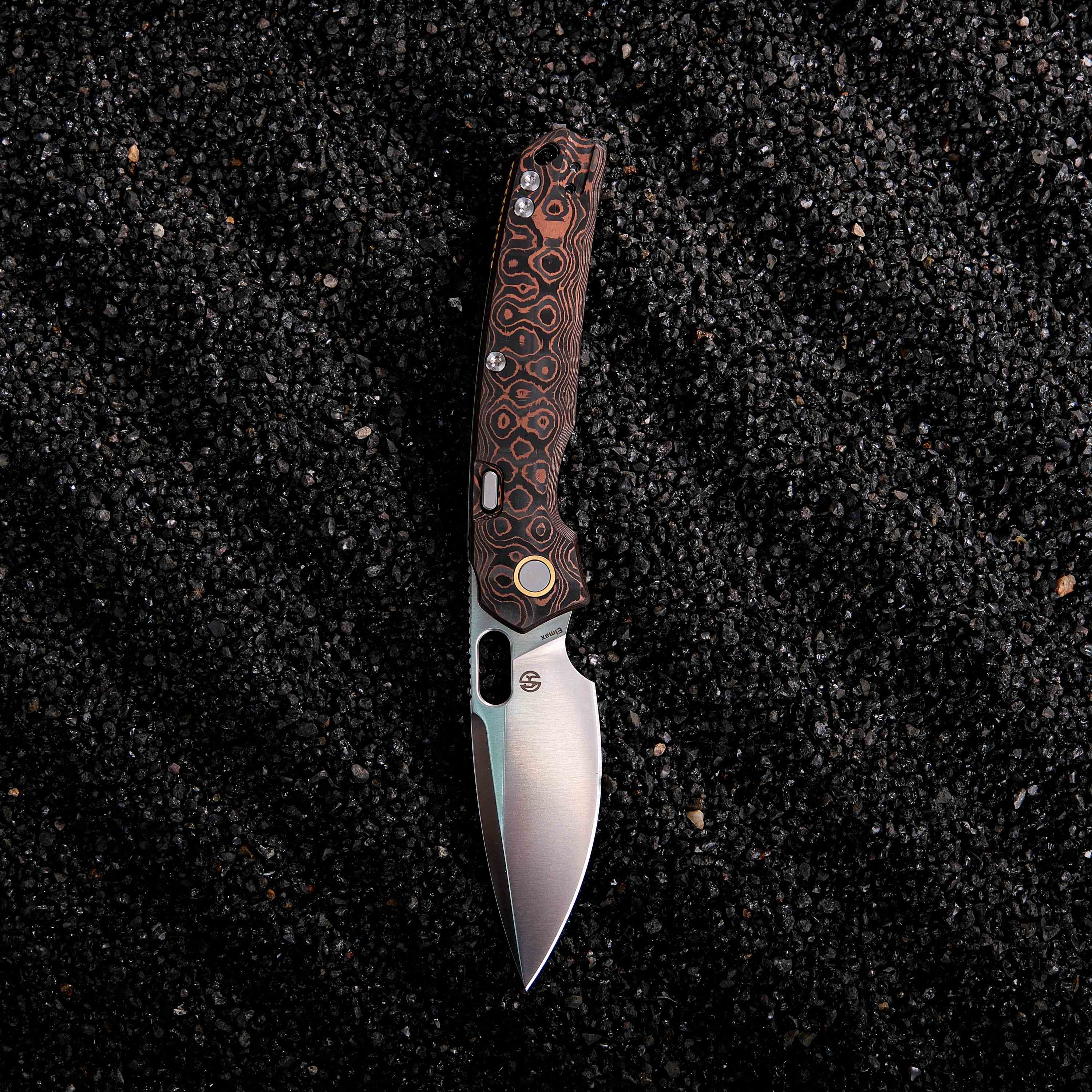 Psyop - Top Liner Lock Knife (3.32" Elmax Blade & Fat Carbon Handle) - A2207