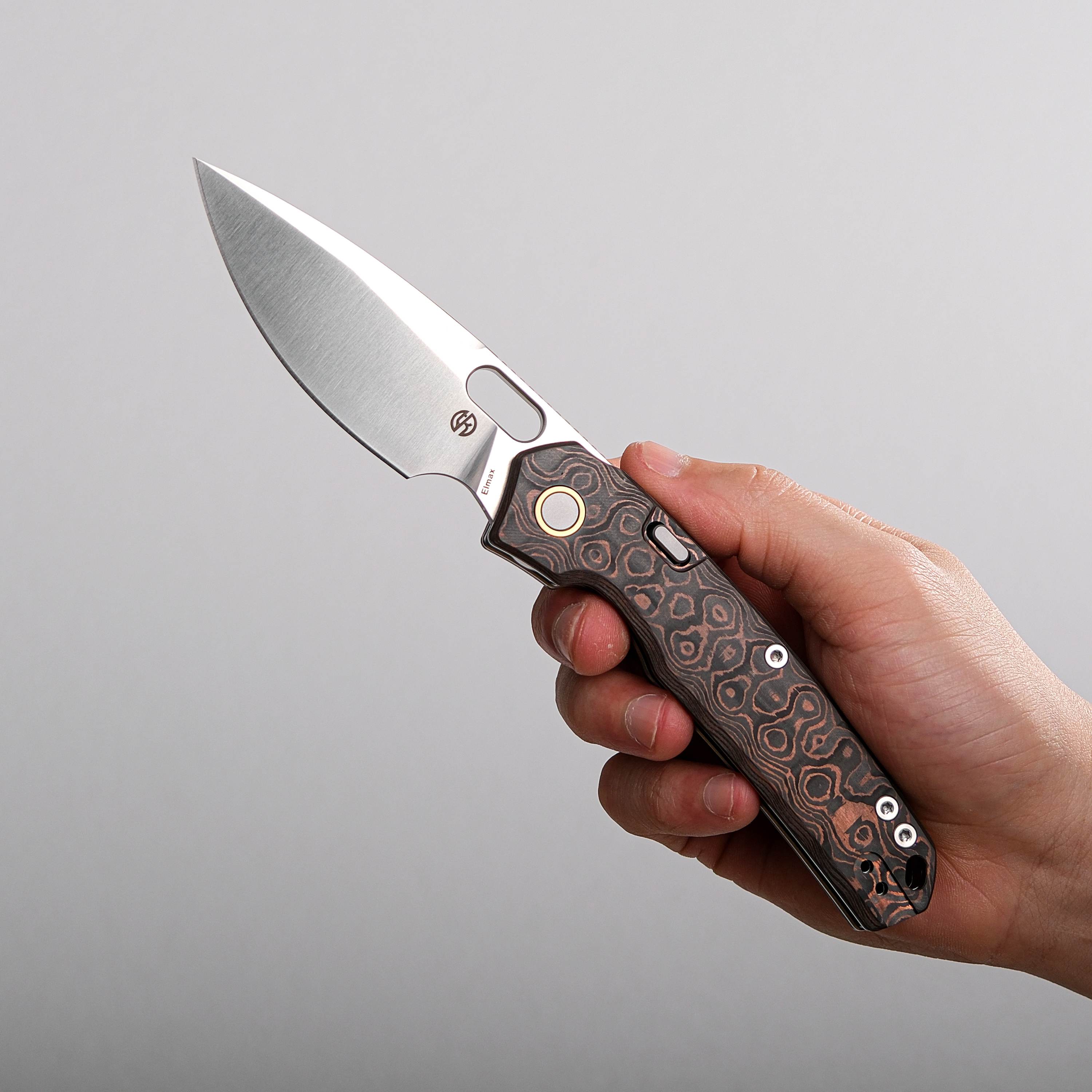 Psyop - Top Liner Lock Knife (3.32" Elmax Blade & Fat Carbon Handle) - A2207