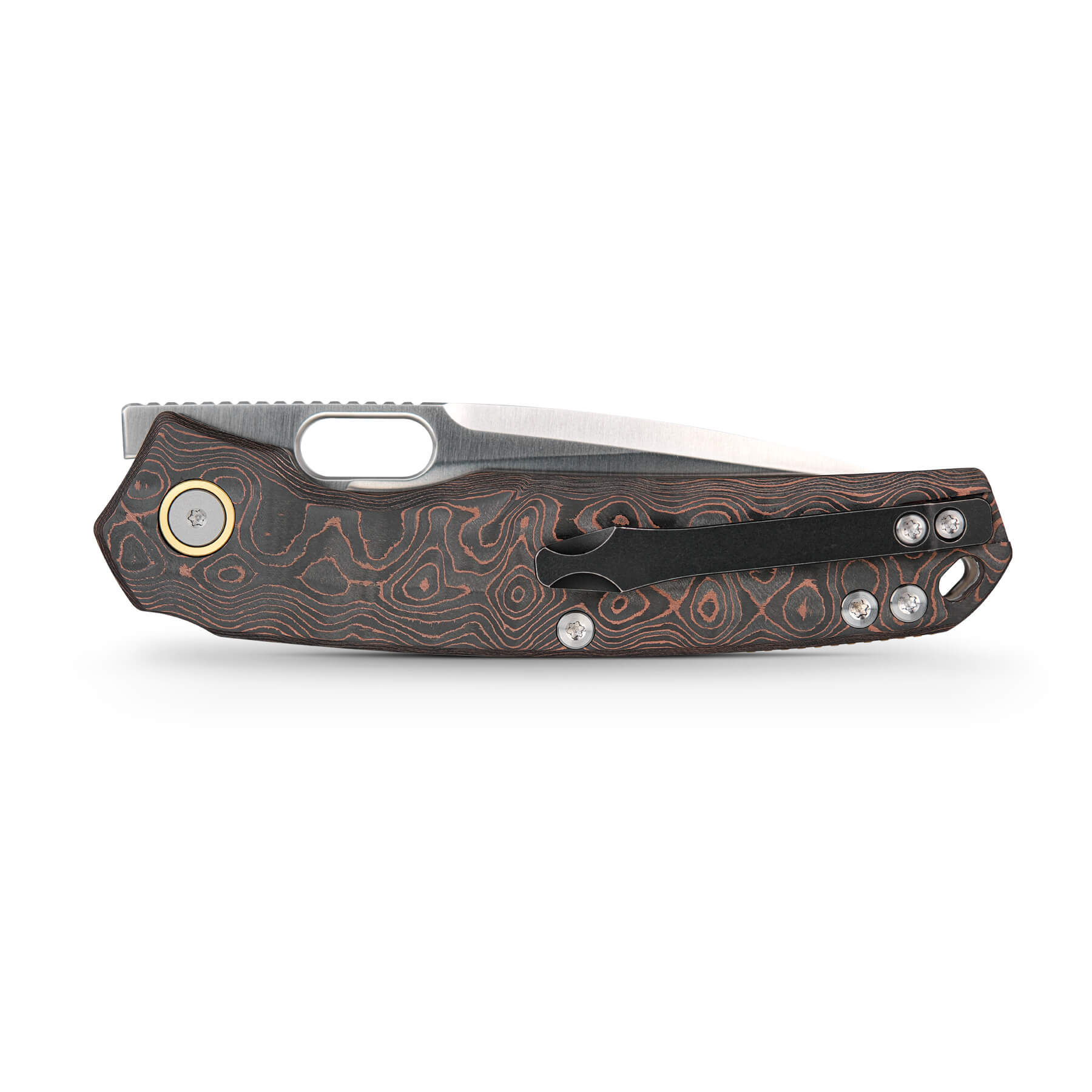 Psyop - Top Liner Lock Knife (3.32" Elmax Blade & Fat Carbon Handle) - A2207