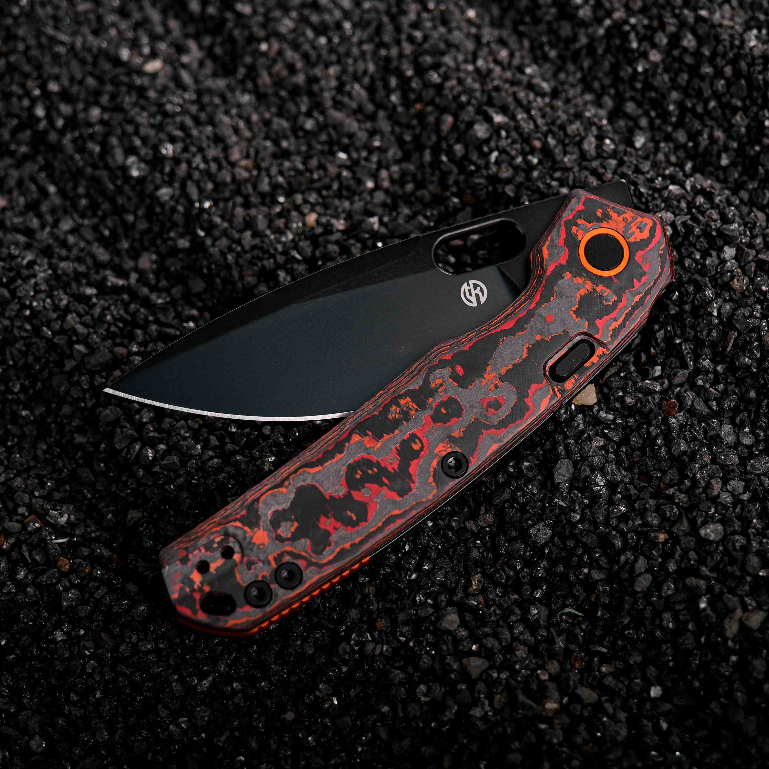 Psyop - Top Liner Lock Knife (3.32" Elmax Blade & Fat Carbon Handle) - A2209