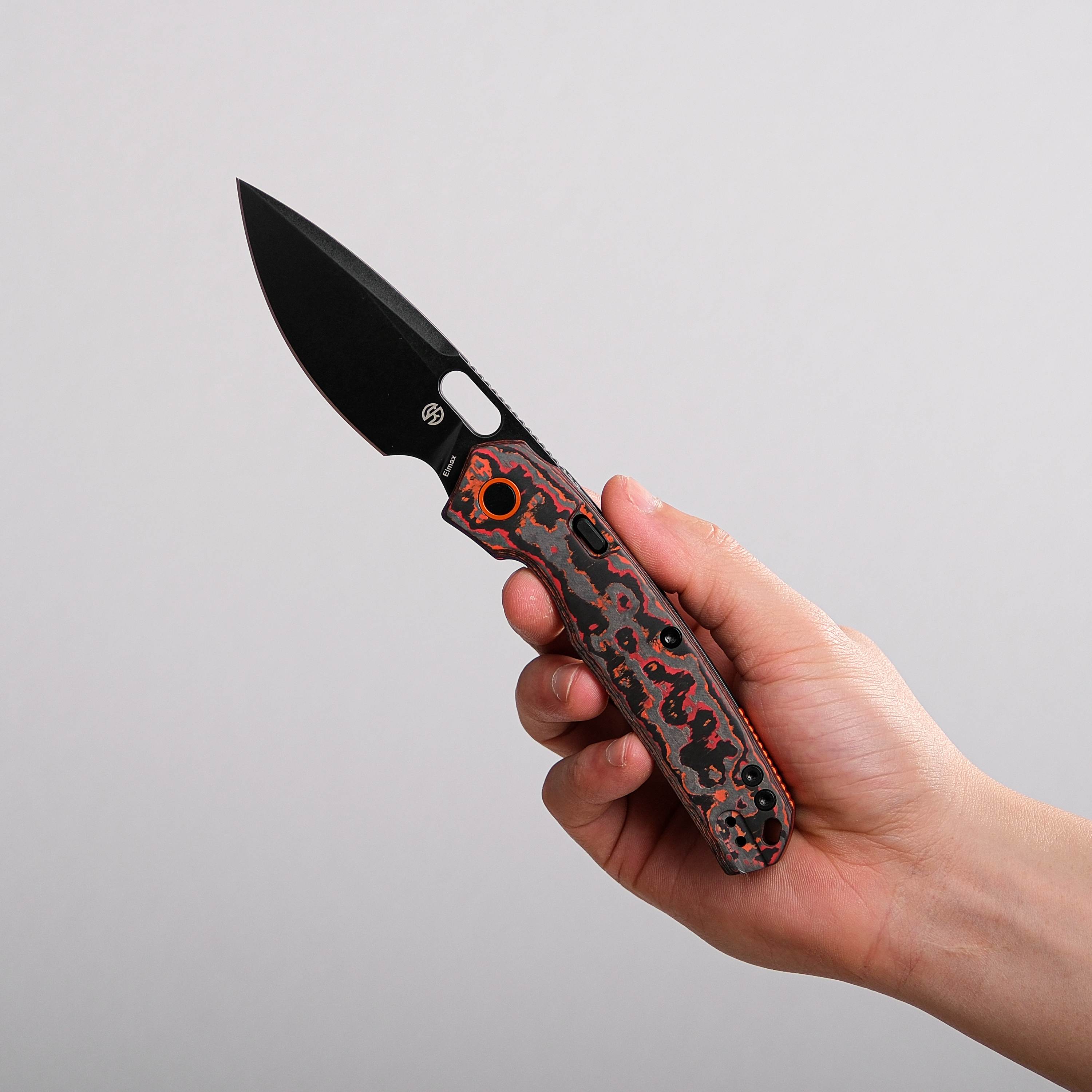 Psyop - Top Liner Lock Knife (3.32" Elmax Blade & Fat Carbon Handle) - A2209