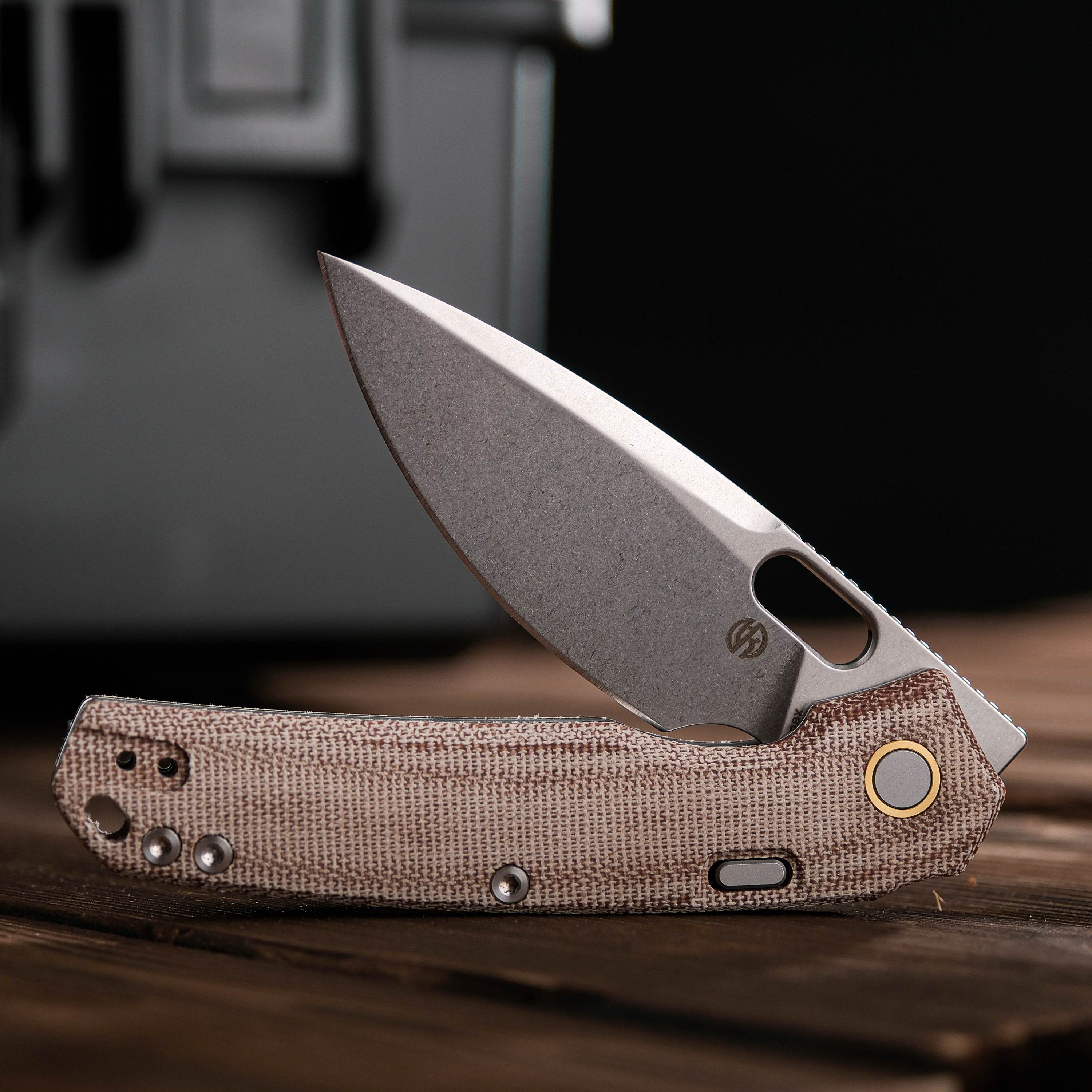 Psyop - Top Liner Lock Knife (3.32" Elmax Blade & Norplex UltreX™ Micarta Handle) - A2210