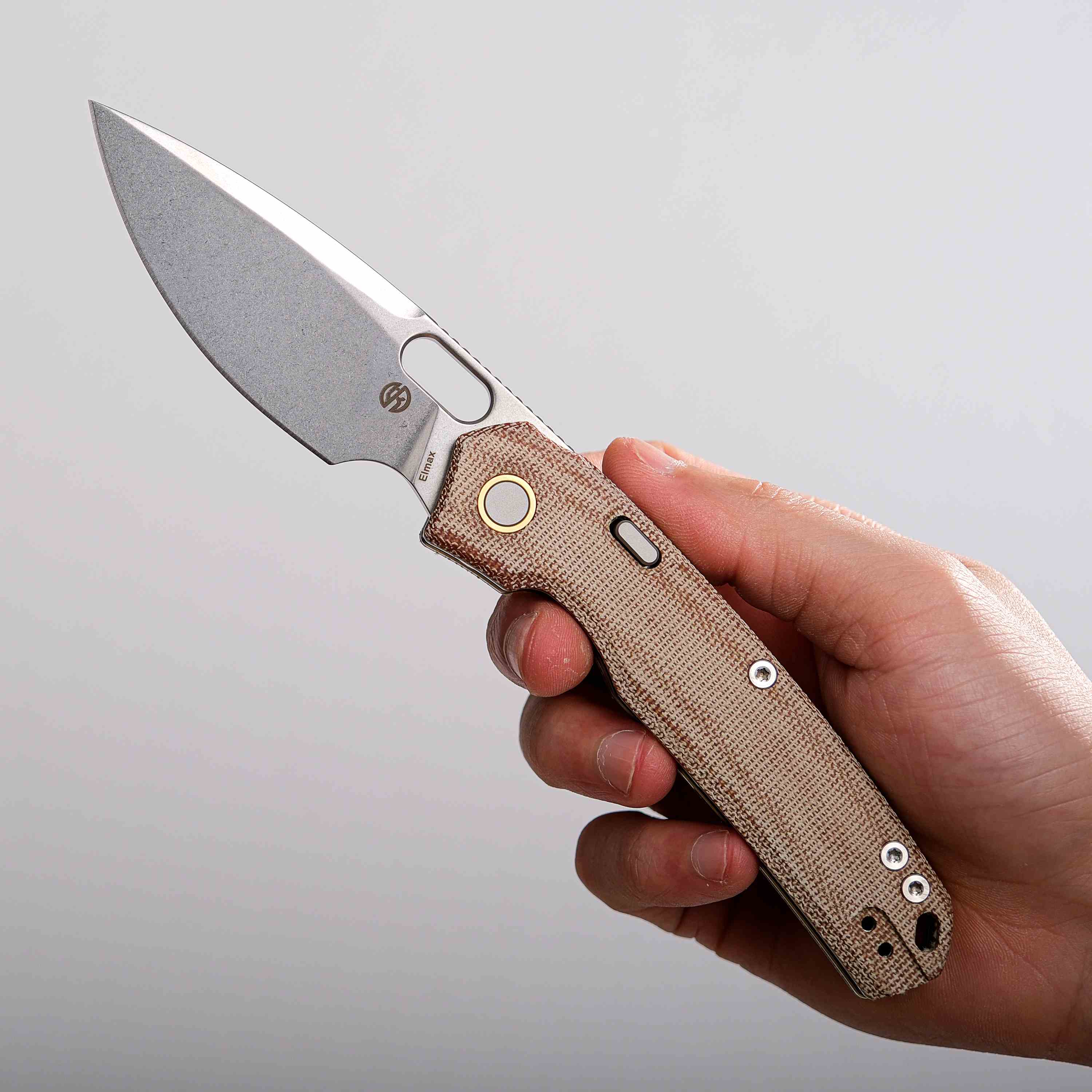 Psyop - Top Liner Lock Knife (3.32" Elmax Blade & Norplex UltreX™ Micarta Handle) - A2210