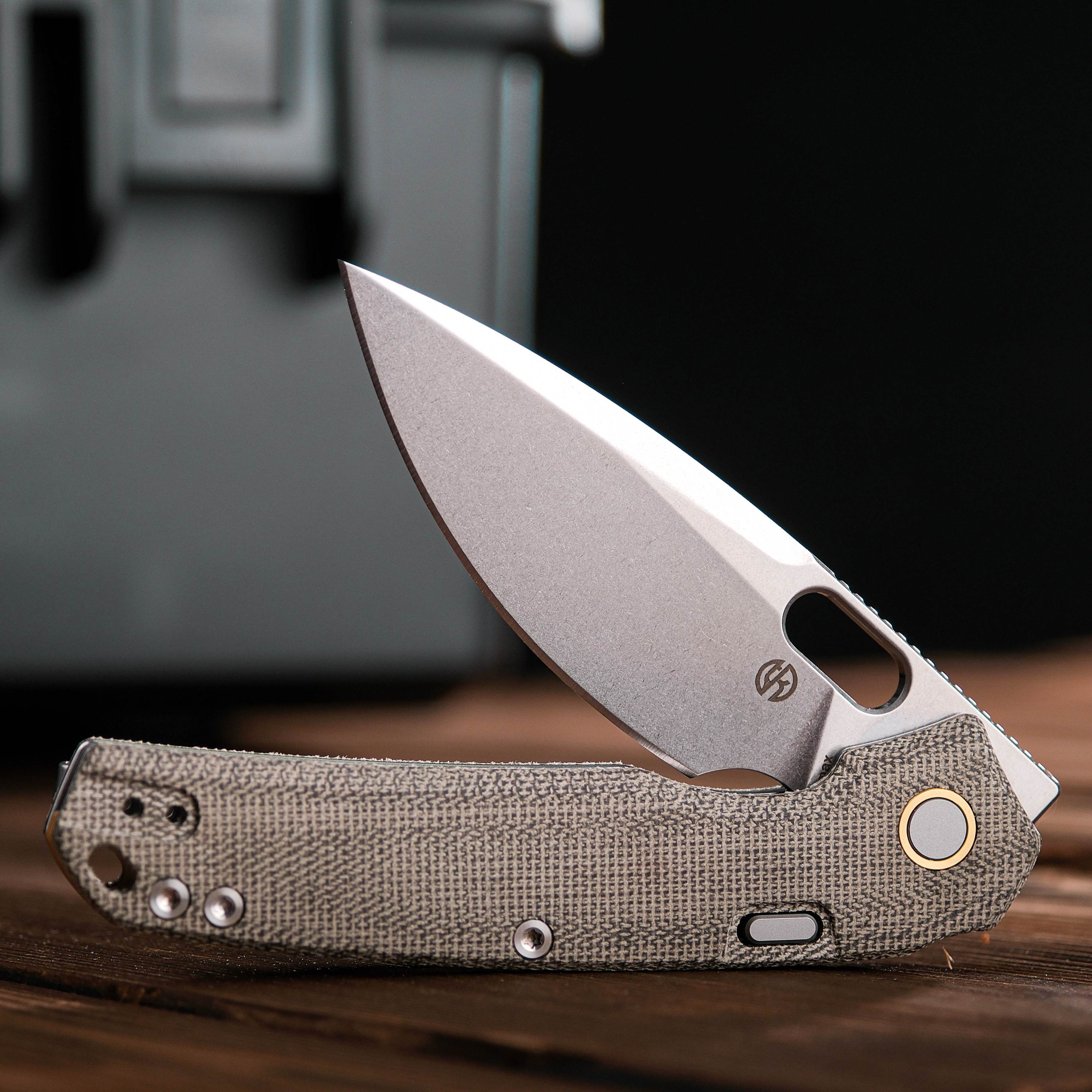 Psyop - Top Liner Lock Knife (3.32" Elmax Blade & Norplex UltreX™ Micarta Handle) - A2213