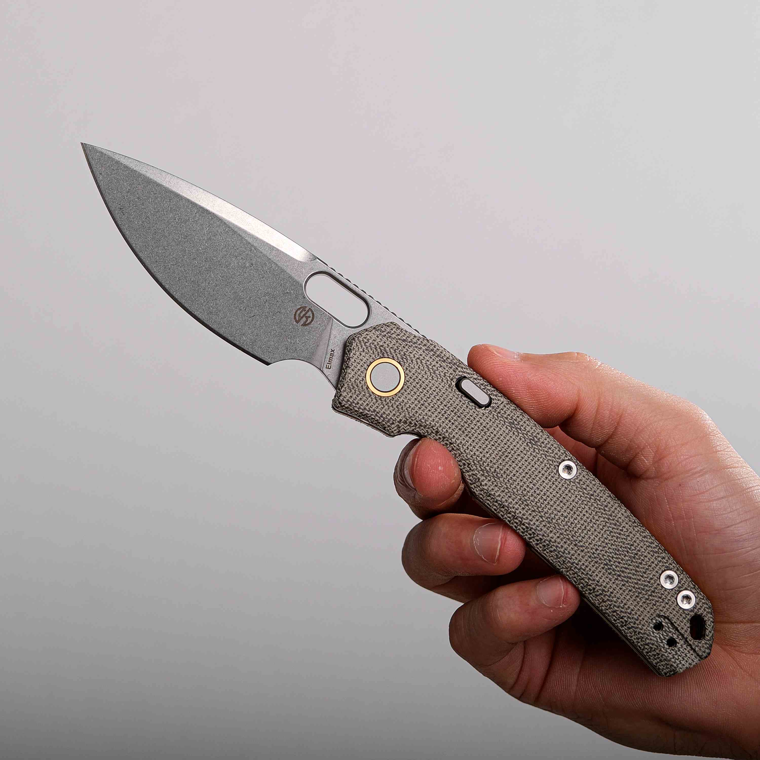 Psyop - Top Liner Lock Knife (3.32" Elmax Blade & Norplex UltreX™ Micarta Handle) - A2213