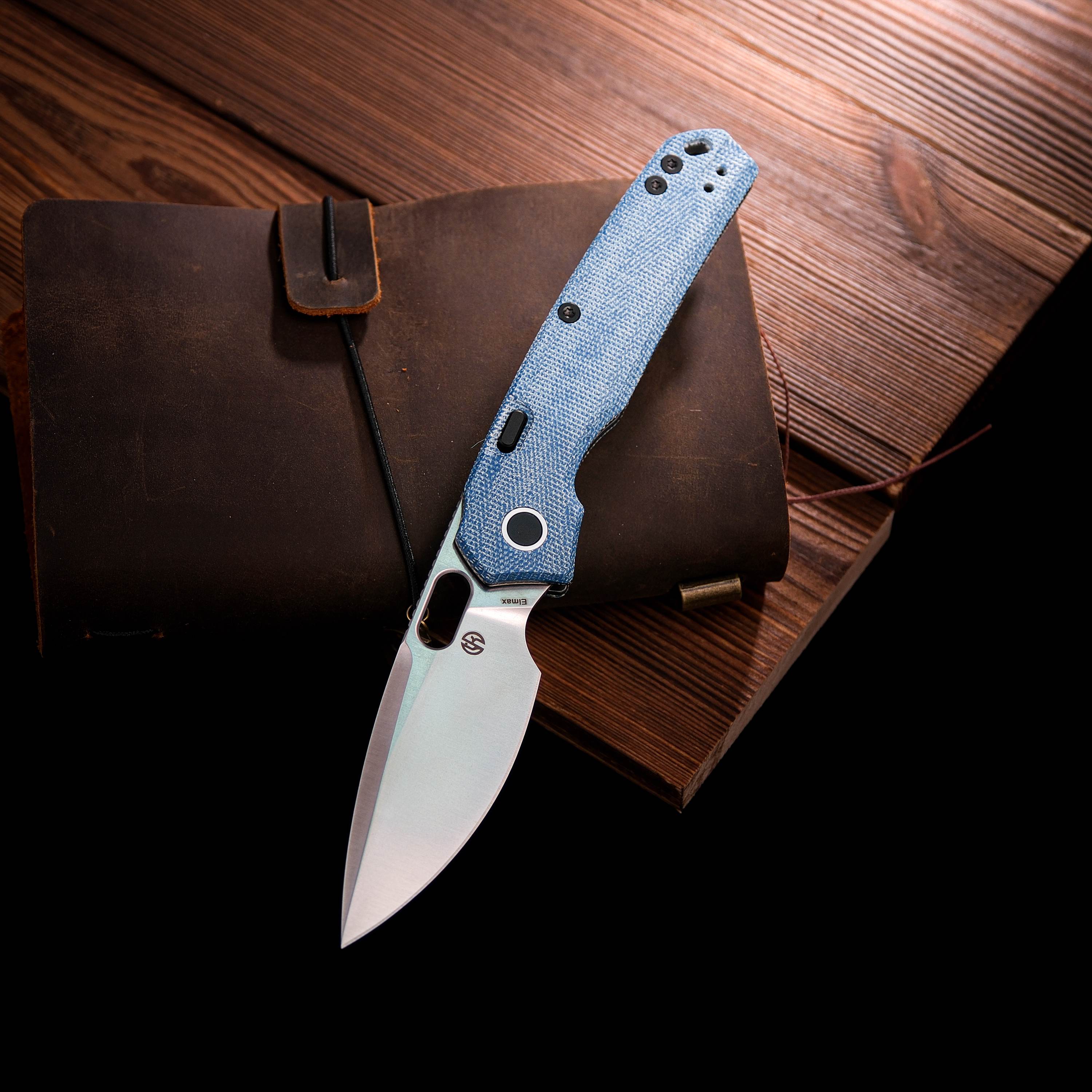 Psyop - Top Liner Lock Knife (3.32" Elmax Blade & Norplex UltreX™ Micarta Handle) - A2214