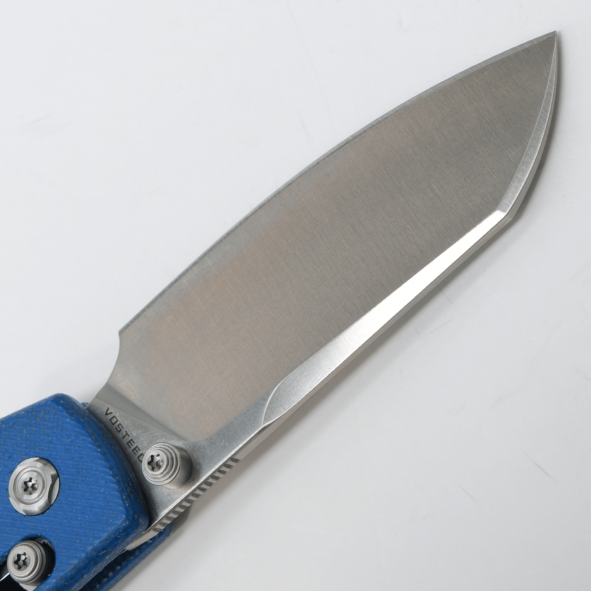 Raccoon - Crossbar Lock knife (3.25" 14C28N Cleaver Blade & Micarta Handle) - A0515