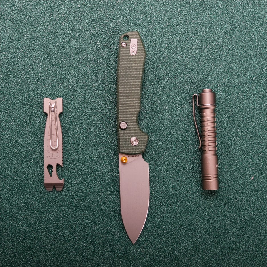 Raccoon - Top Liner Lock (3.25" 14C28N Blade & Micarta Handle) - A2904